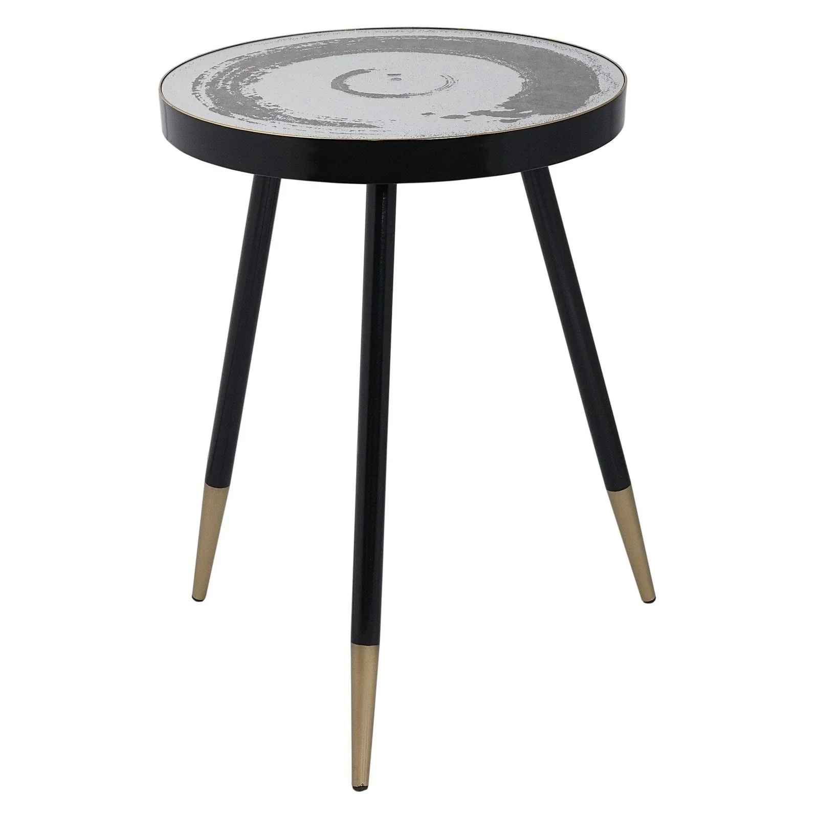 Bellatrix Side Table - Black & Gold Finish - Image 4