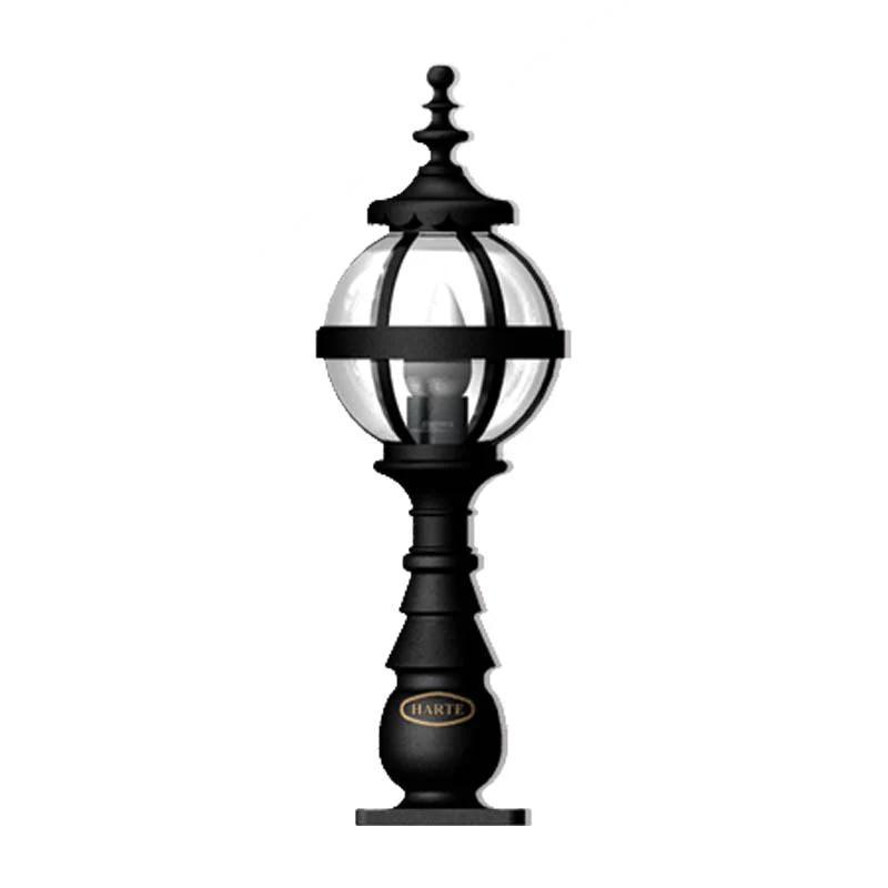 Bellfield 1Lt Small/Large Pedestal Light - Cast Iron - Image 3