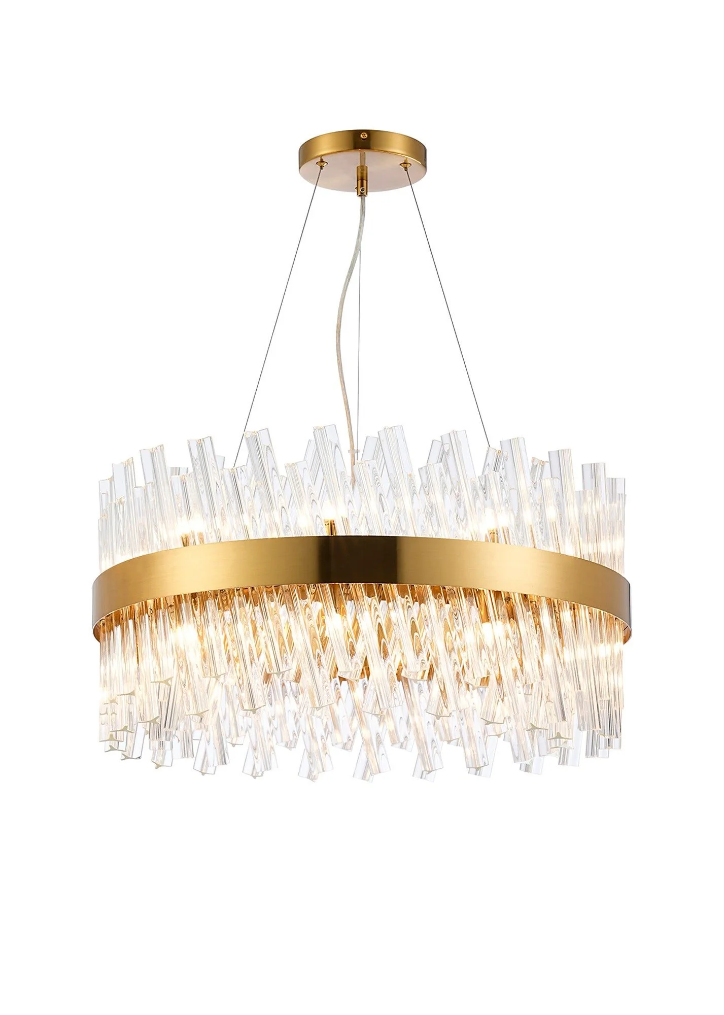 Bellina 18/32/34Lt Round Pendant, Brass/Nickel/Black - Various Finishes - Image 10