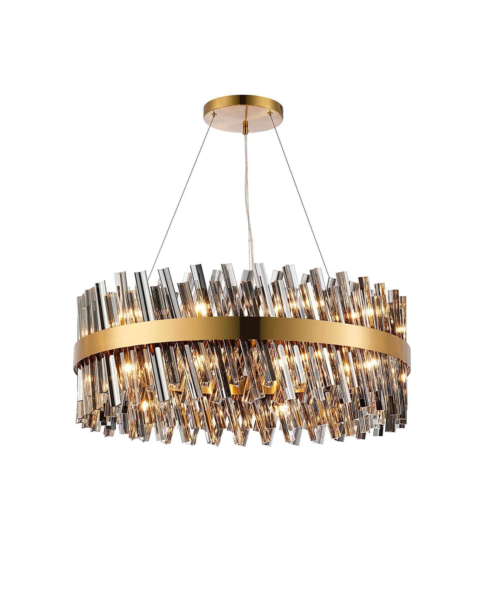 Bellina 18/32/34Lt Round Pendant, Brass/Nickel/Black - Various Finishes - Image 16