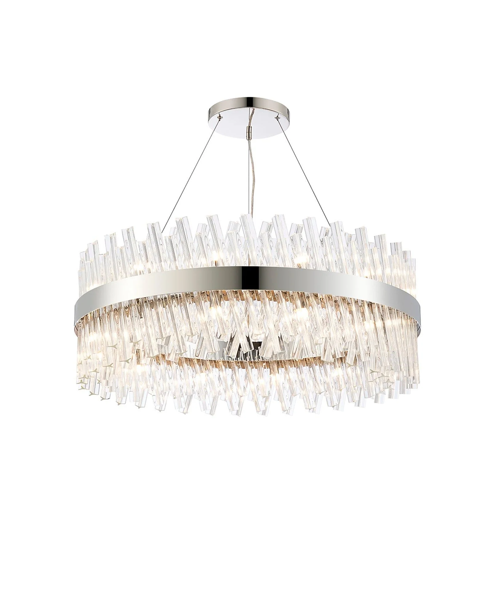 Bellina 18/32/34Lt Round Pendant, Brass/Nickel/Black - Various Finishes - Image 18