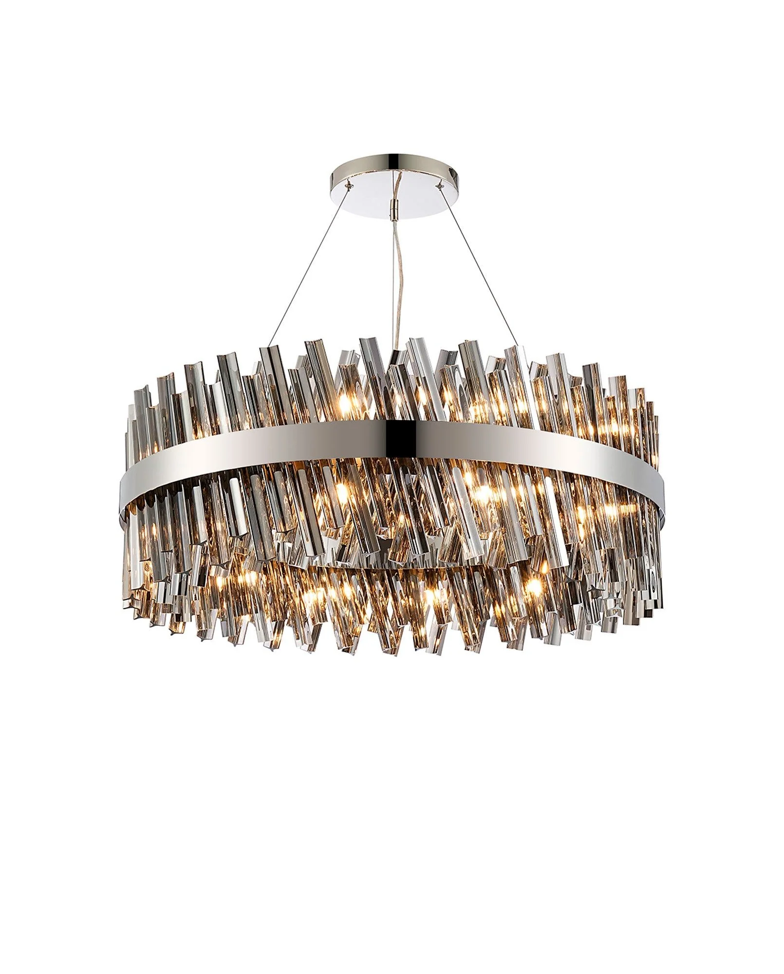 Bellina 18/32/34Lt Round Pendant, Brass/Nickel/Black - Various Finishes - Image 19