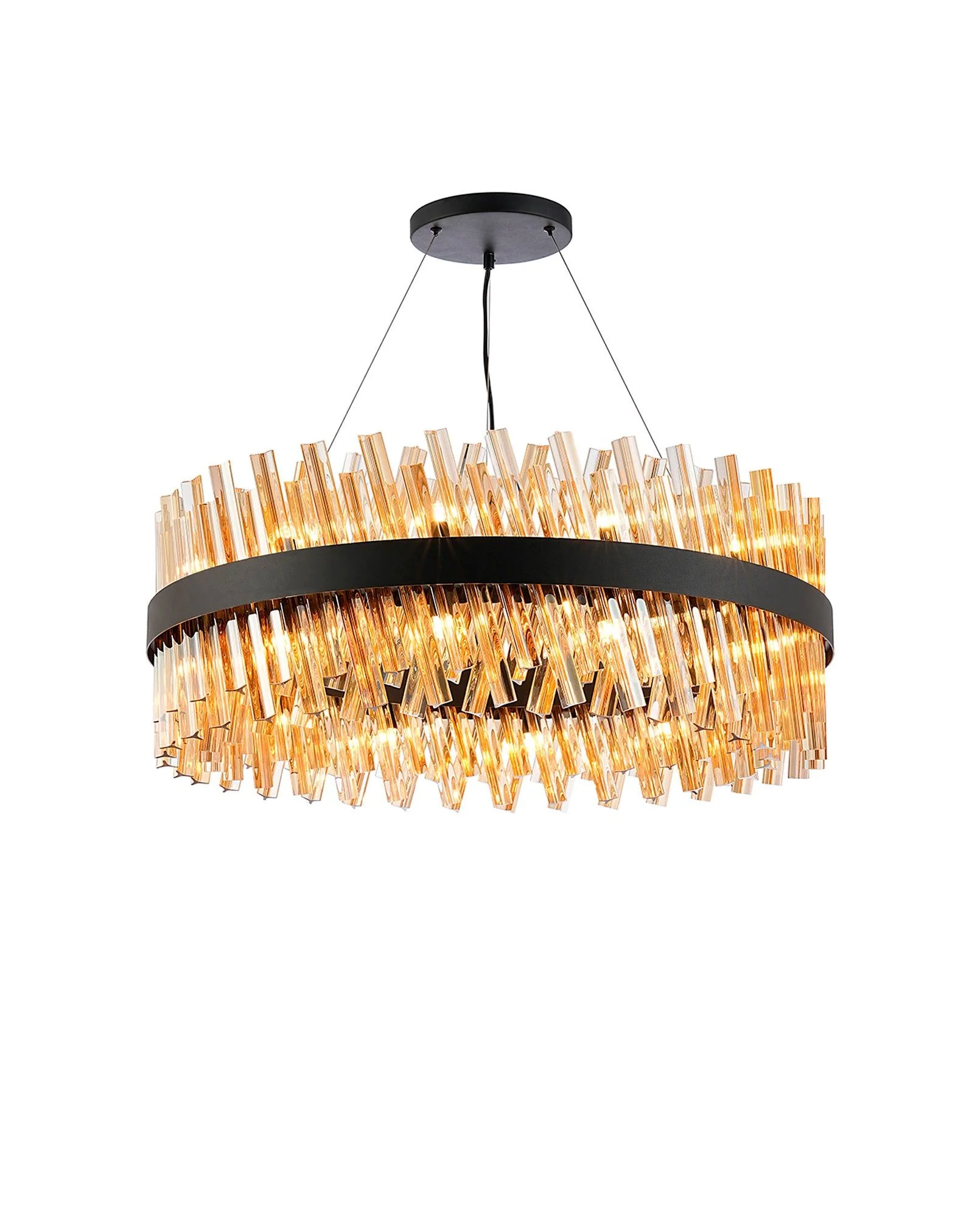 Bellina 18/32/34Lt Round Pendant, Brass/Nickel/Black - Various Finishes - Image 20