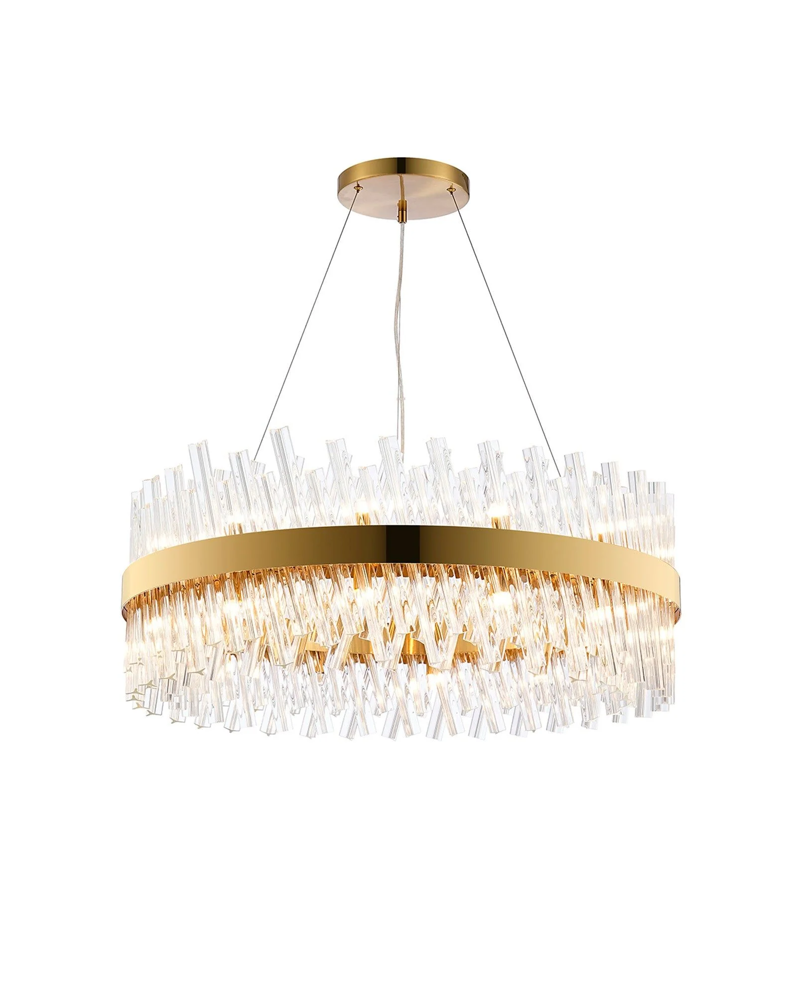 Bellina 18/32/34Lt Round Pendant, Brass/Nickel/Black - Various Finishes - Image 24