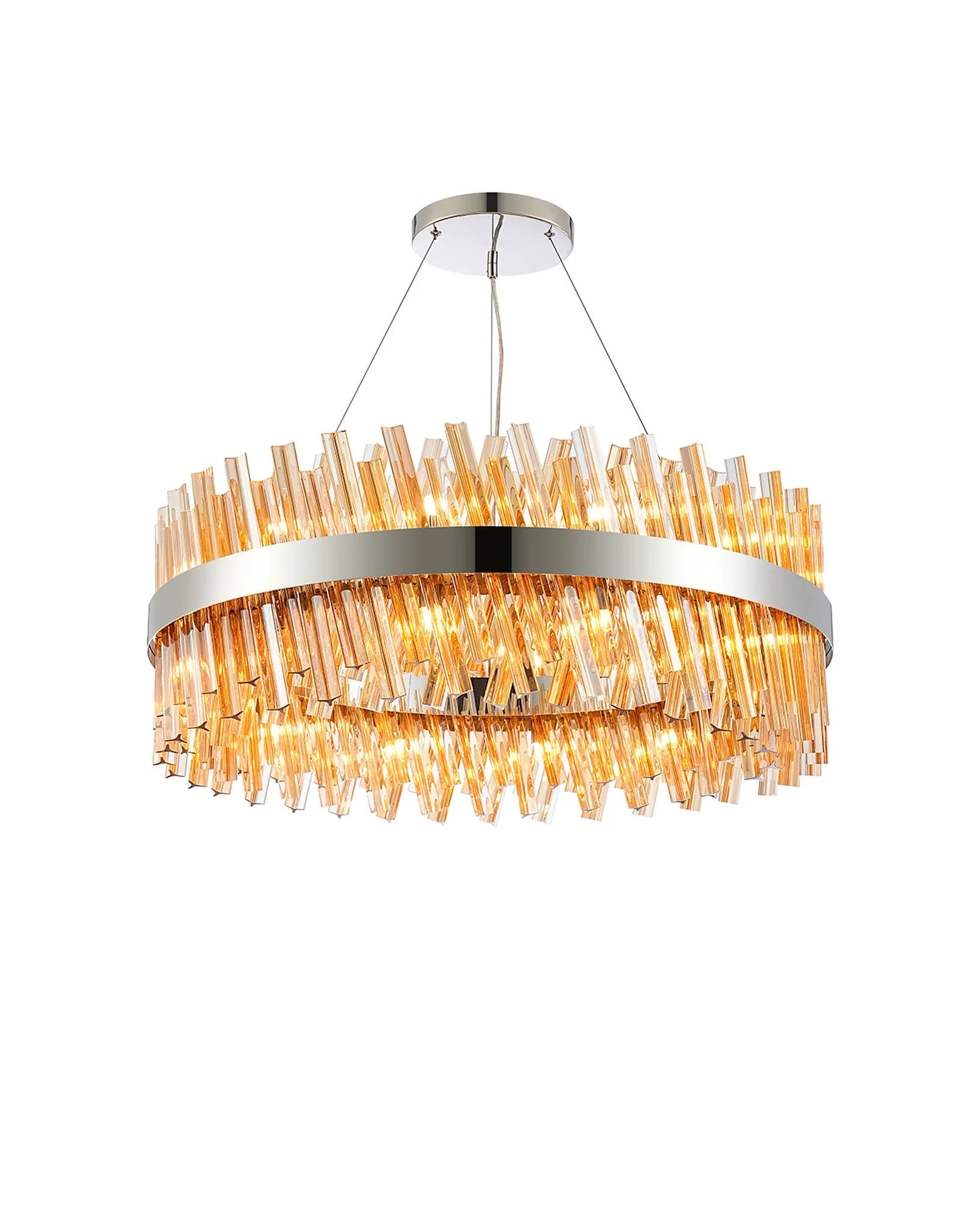 Bellina 18/32/34Lt Round Pendant, Brass/Nickel/Black - Various Finishes - Image 26