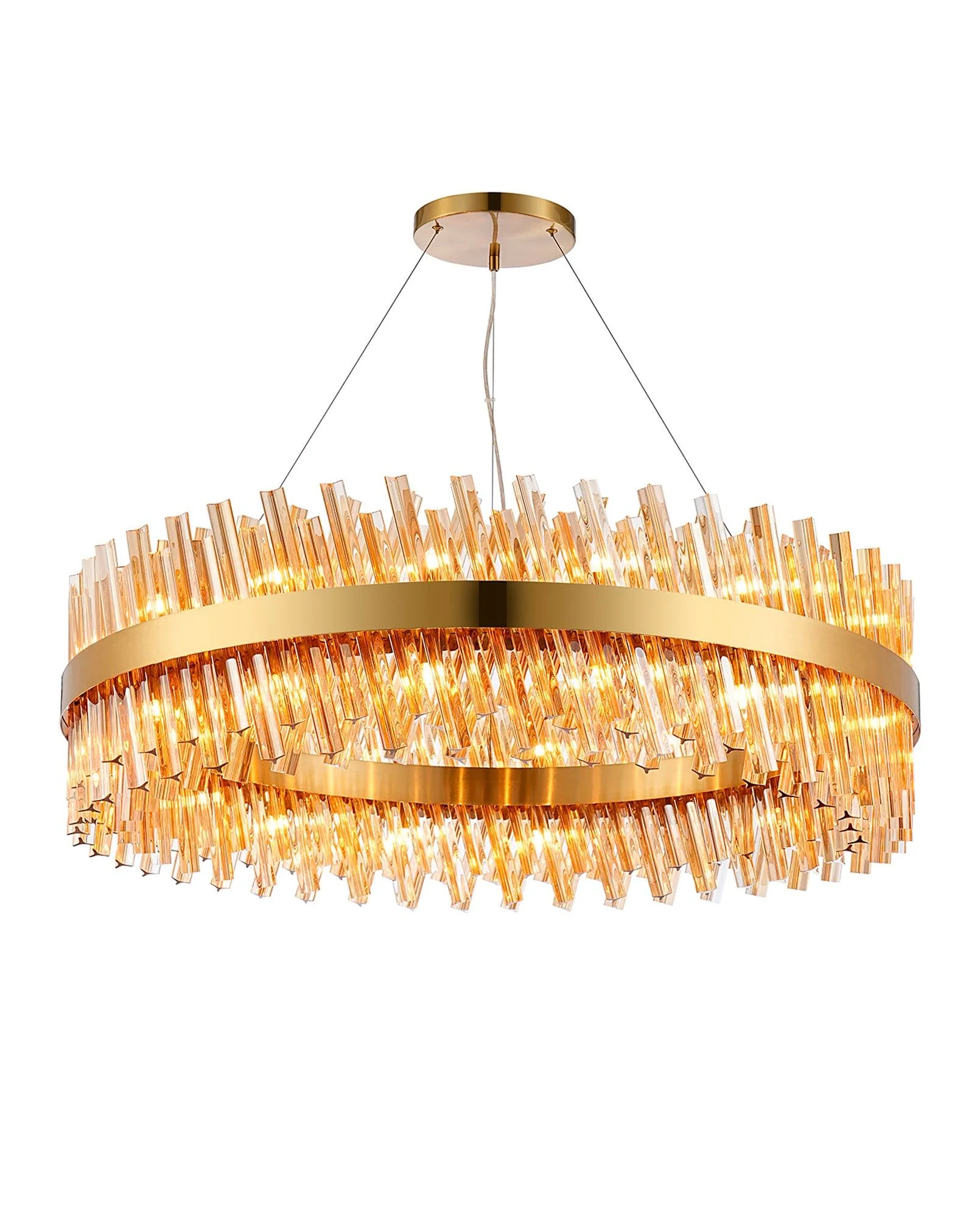 Bellina 18/32/34Lt Round Pendant, Brass/Nickel/Black - Various Finishes - Image 29