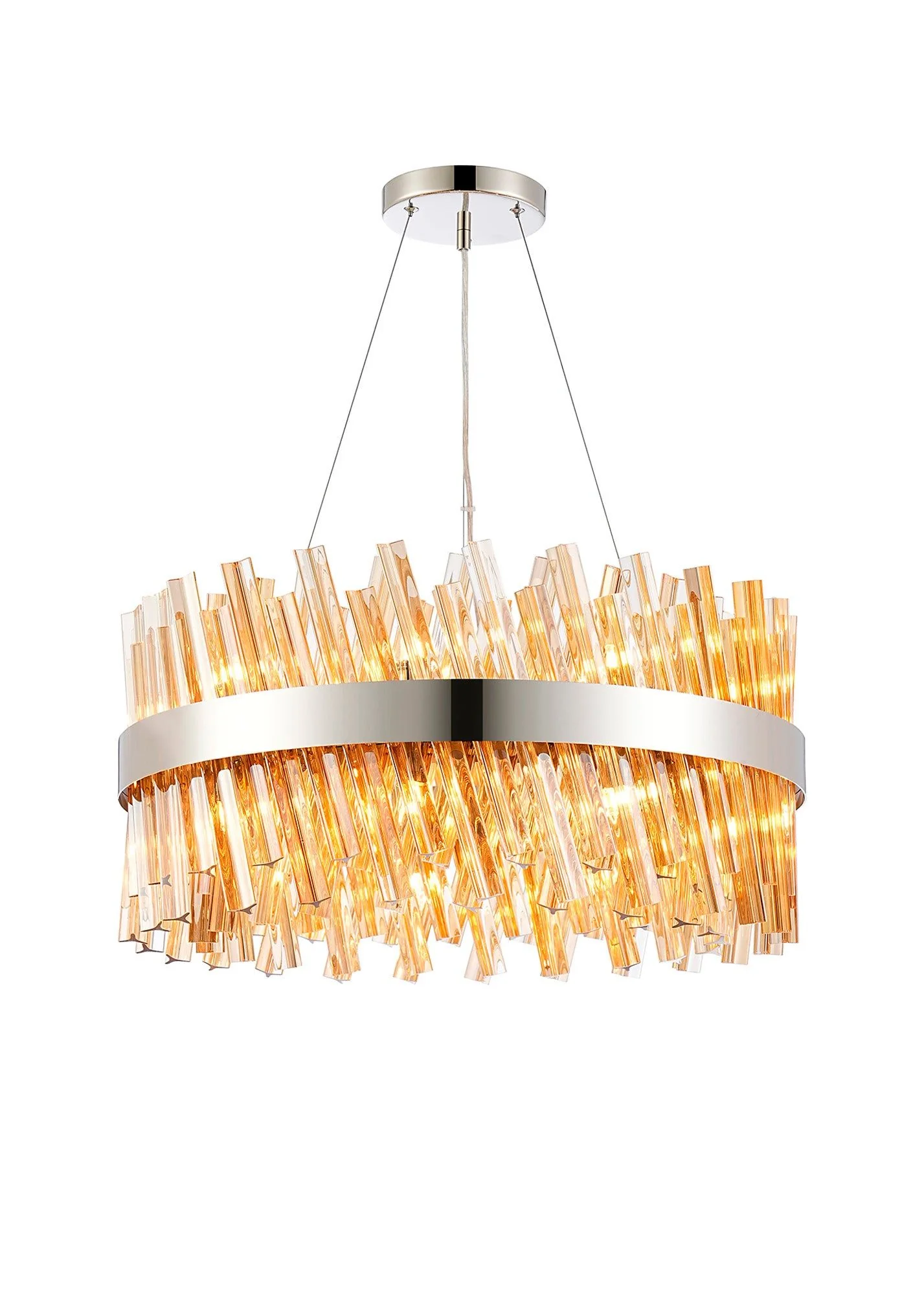 Bellina 18/32/34Lt Round Pendant, Brass/Nickel/Black - Various Finishes - Image 3