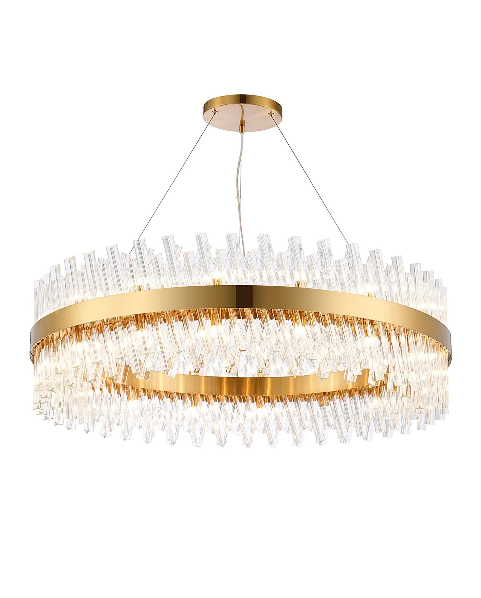 Bellina 18/32/34Lt Round Pendant, Brass/Nickel/Black - Various Finishes - Image 30