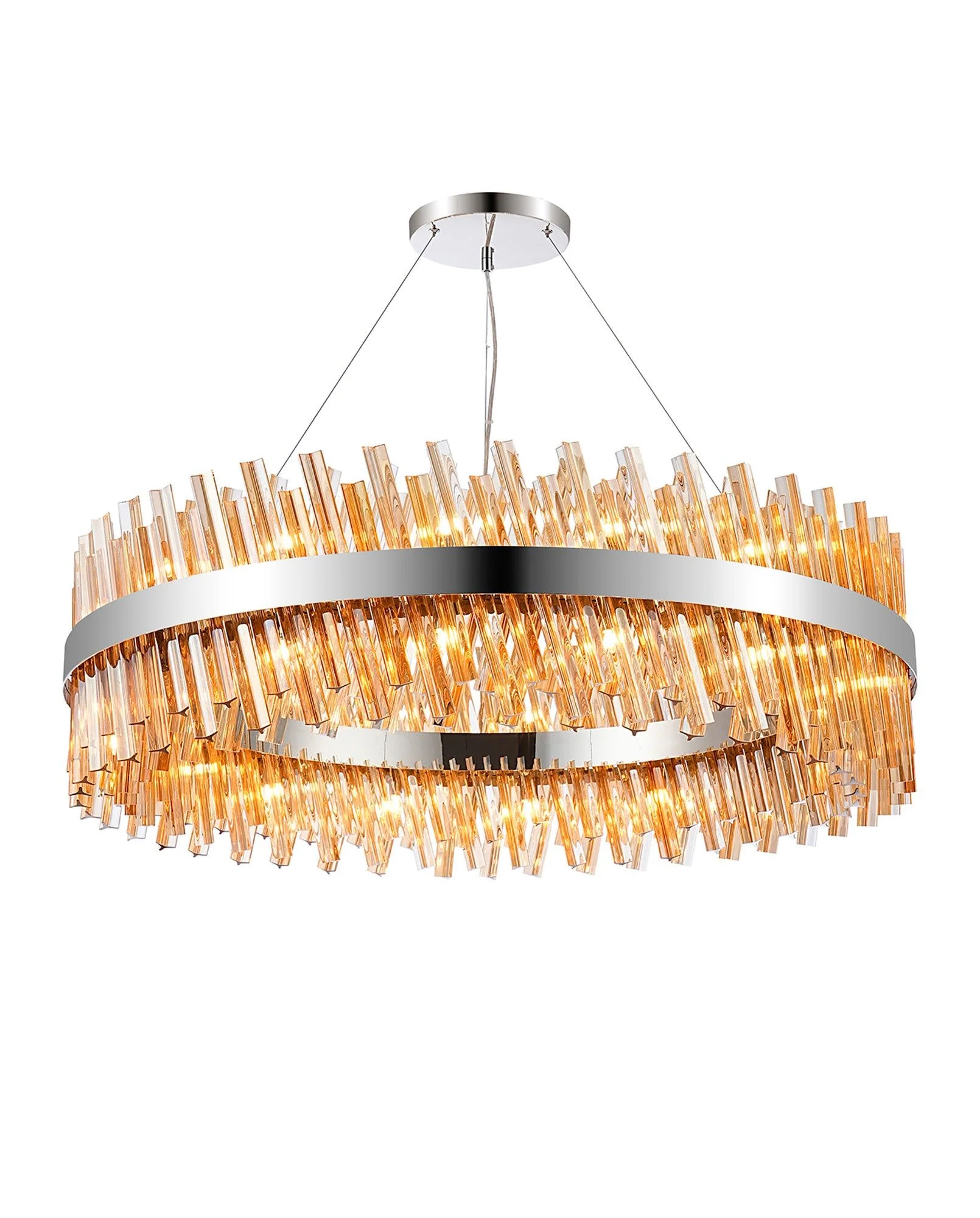 Bellina 18/32/34Lt Round Pendant, Brass/Nickel/Black - Various Finishes - Image 32
