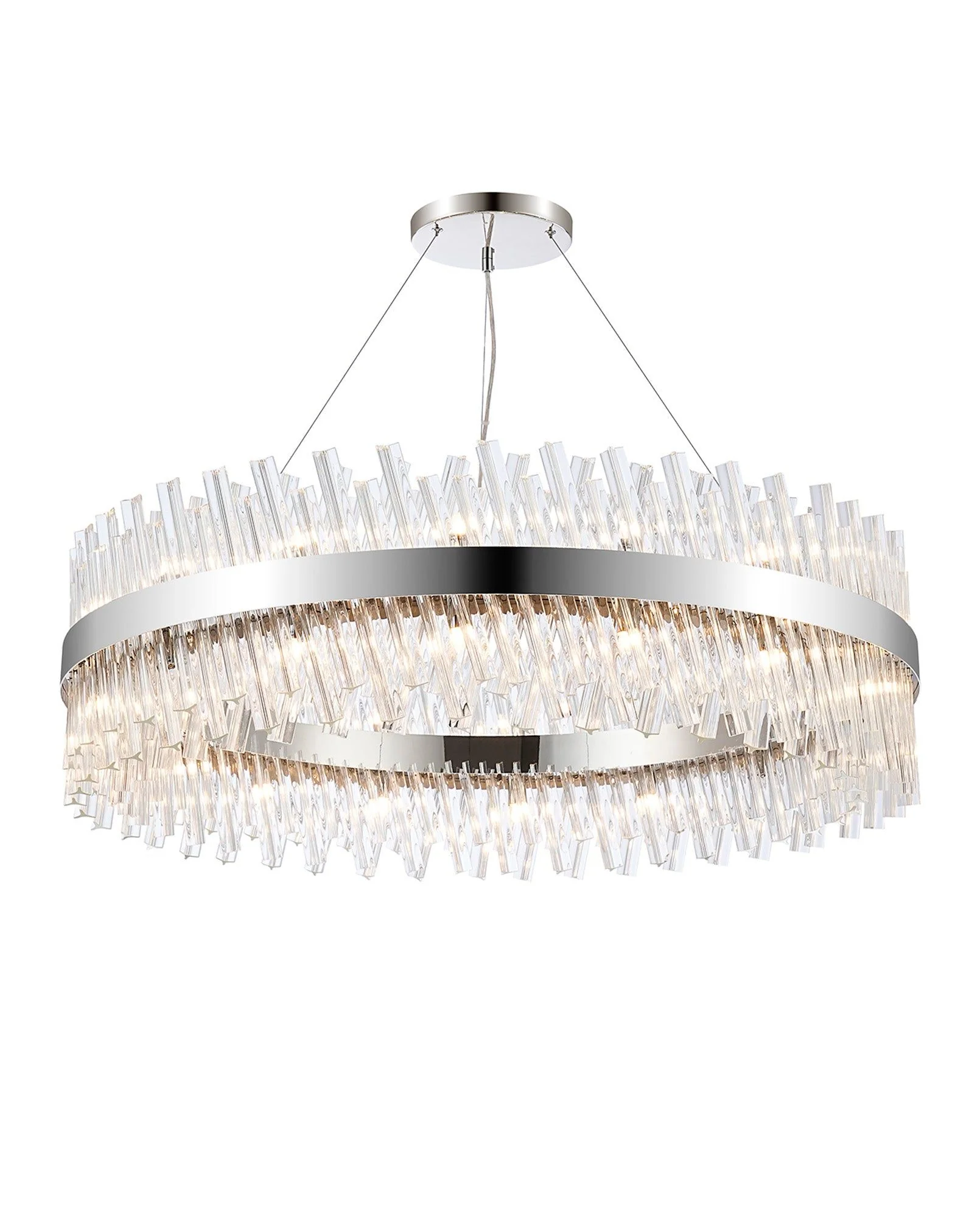 Bellina 18/32/34Lt Round Pendant, Brass/Nickel/Black - Various Finishes - Image 33