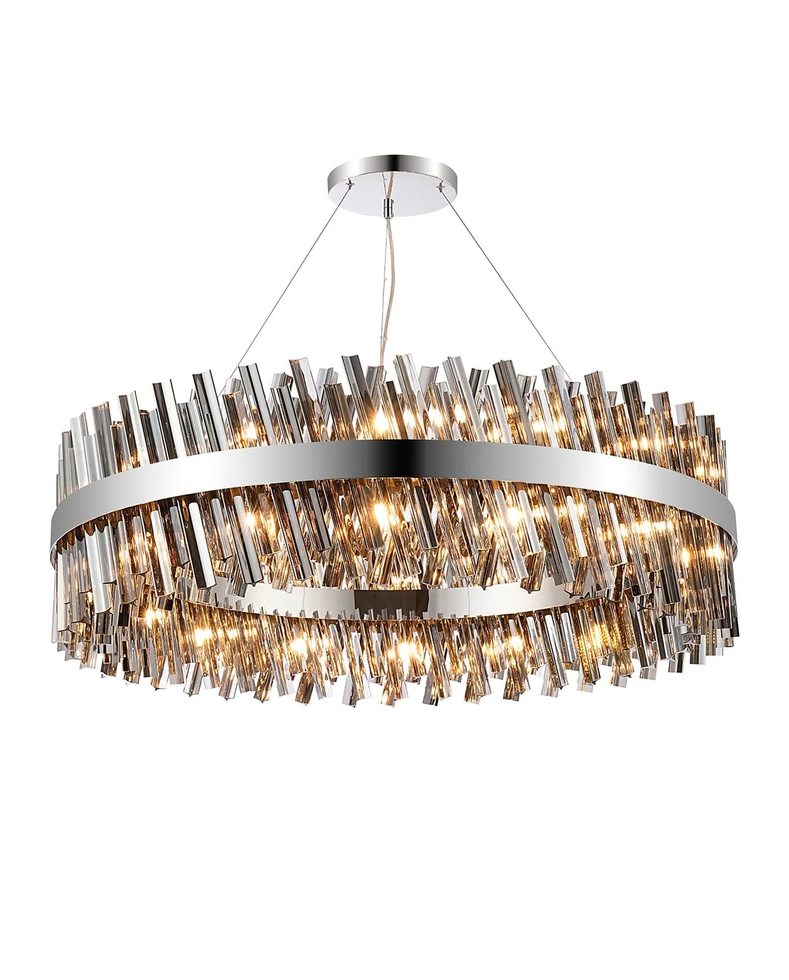 Bellina 18/32/34Lt Round Pendant, Brass/Nickel/Black - Various Finishes - Image 34