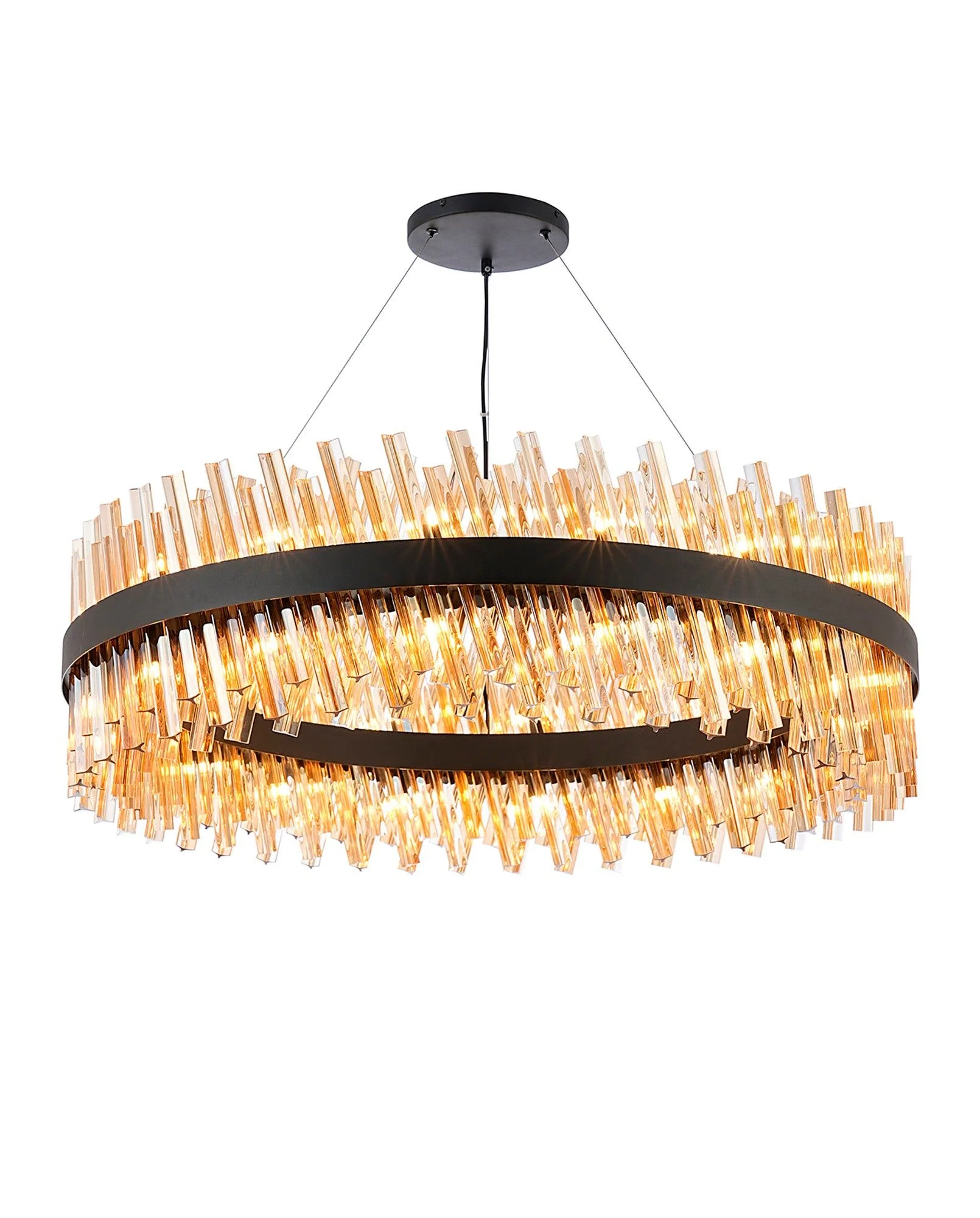 Bellina 18/32/34Lt Round Pendant, Brass/Nickel/Black - Various Finishes - Image 35