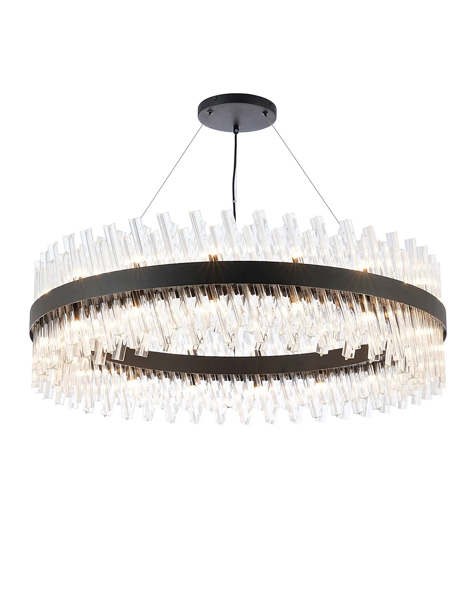 Bellina 18/32/34Lt Round Pendant, Brass/Nickel/Black - Various Finishes - Image 36