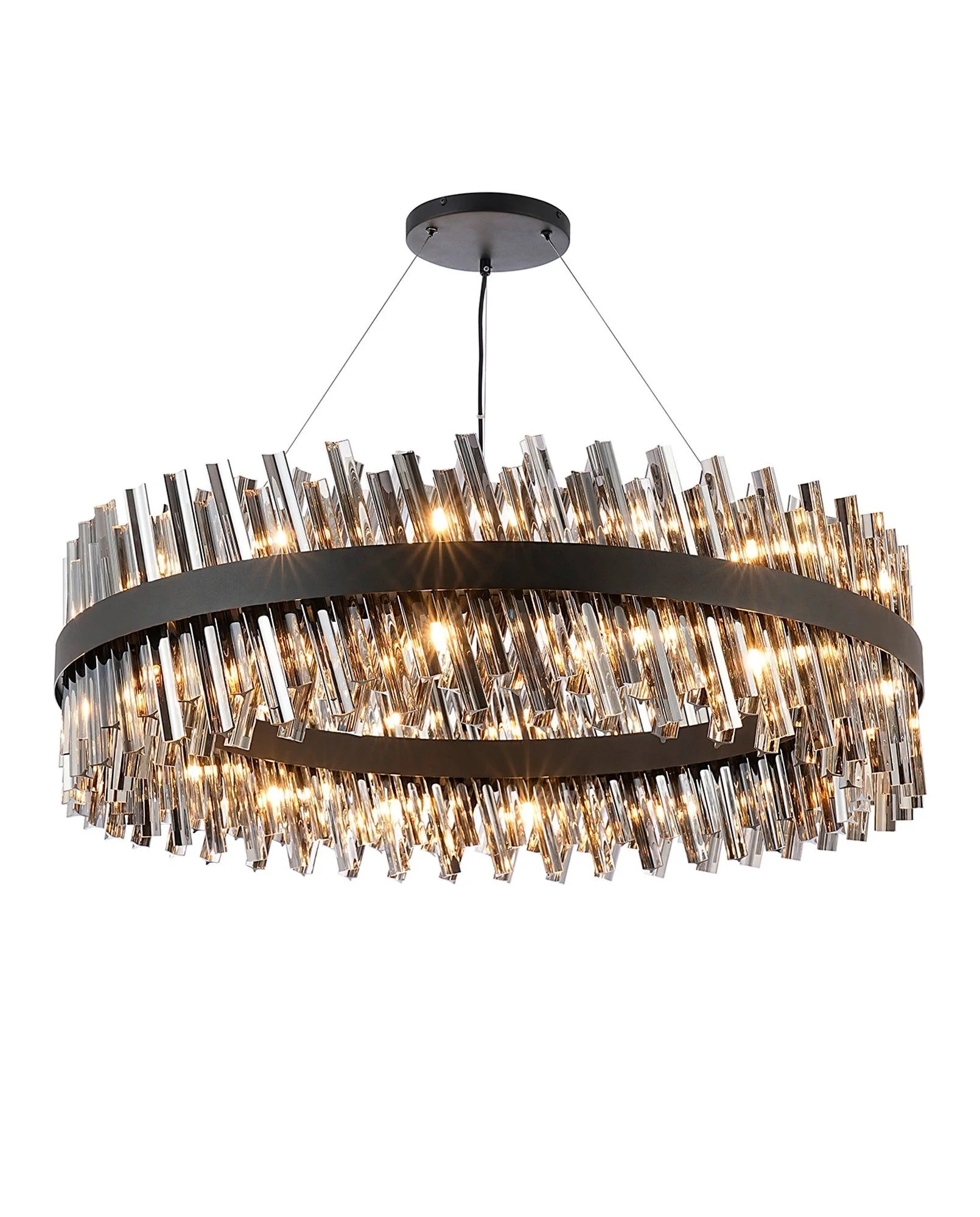 Bellina 18/32/34Lt Round Pendant, Brass/Nickel/Black - Various Finishes - Image 37