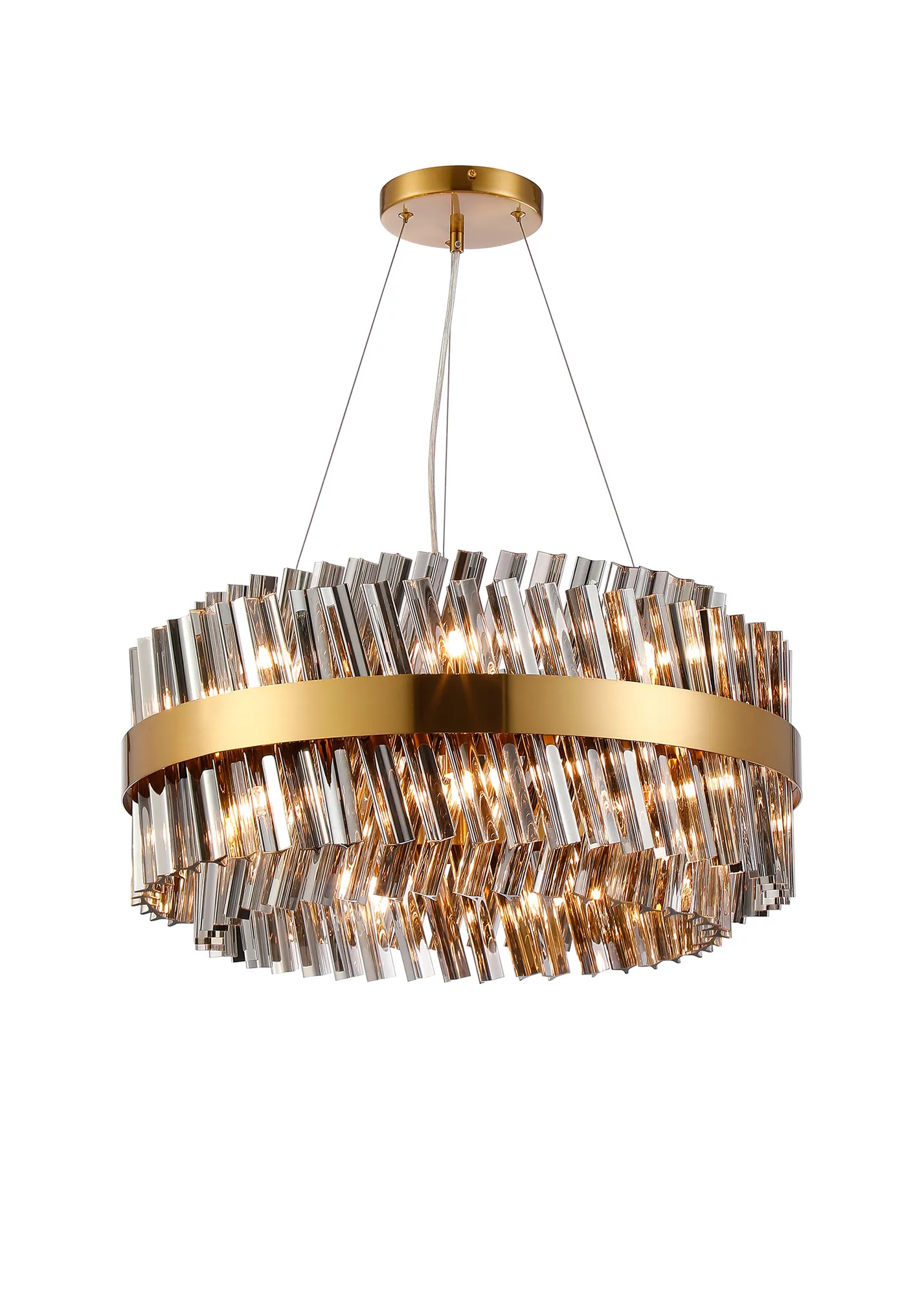 Bellina 18/32/34Lt Round Pendant, Brass/Nickel/Black - Various Finishes - Image 40