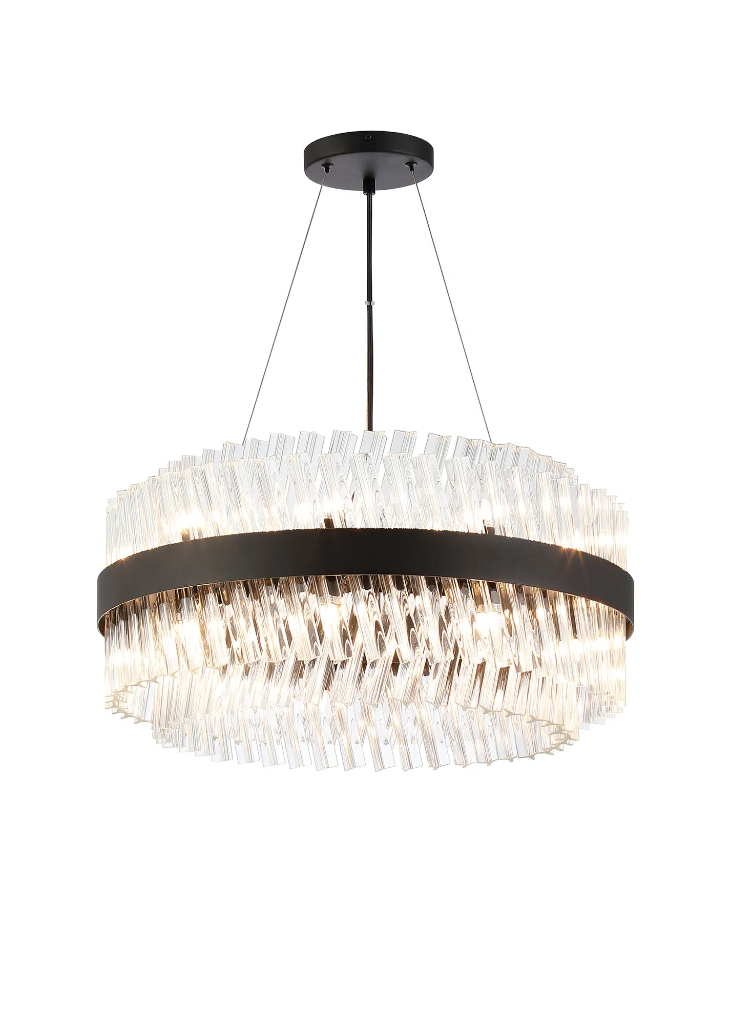 Bellina 18/32/34Lt Round Pendant, Brass/Nickel/Black - Various Finishes - Image 45