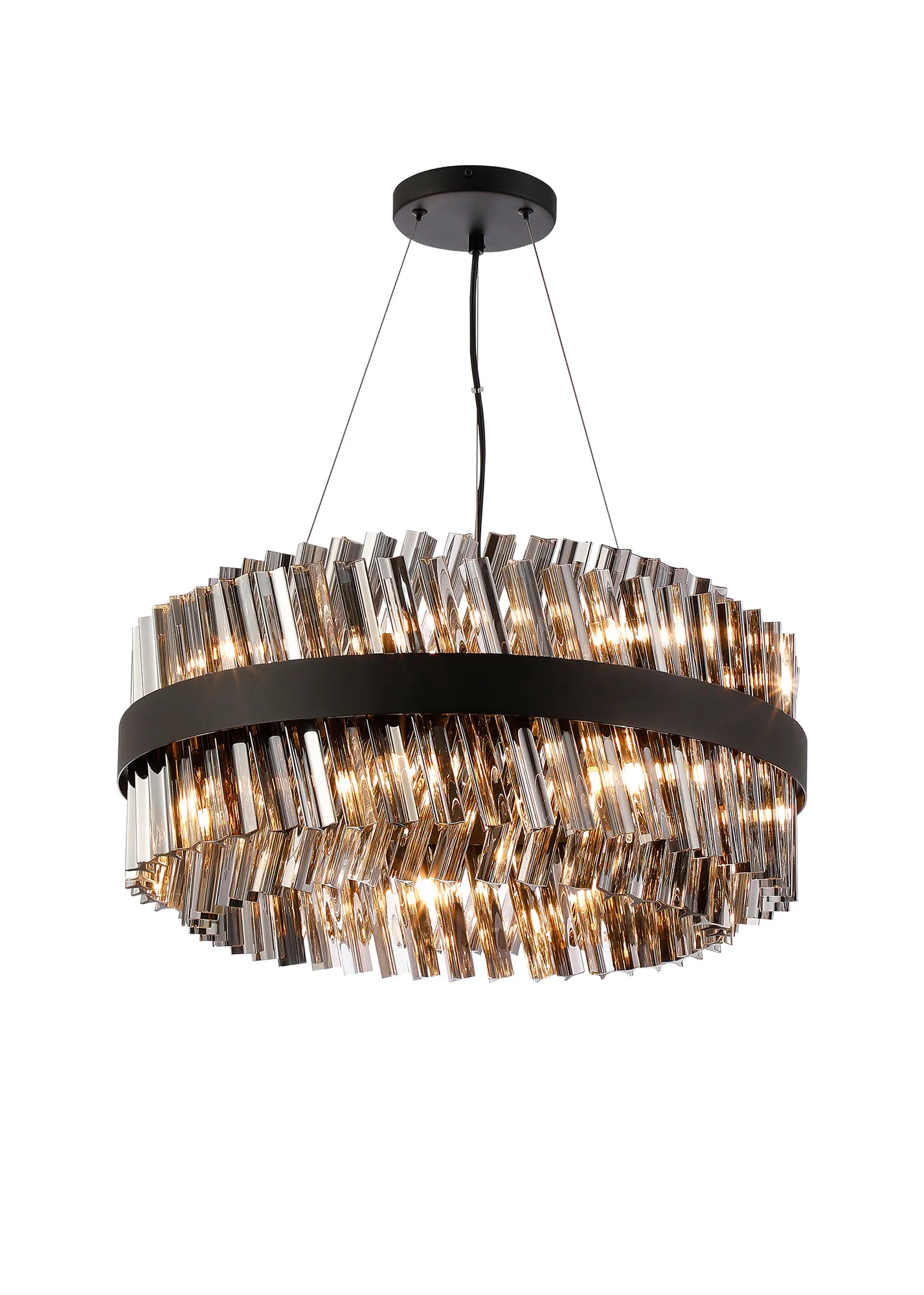 Bellina 18/32/34Lt Round Pendant, Brass/Nickel/Black - Various Finishes - Image 46
