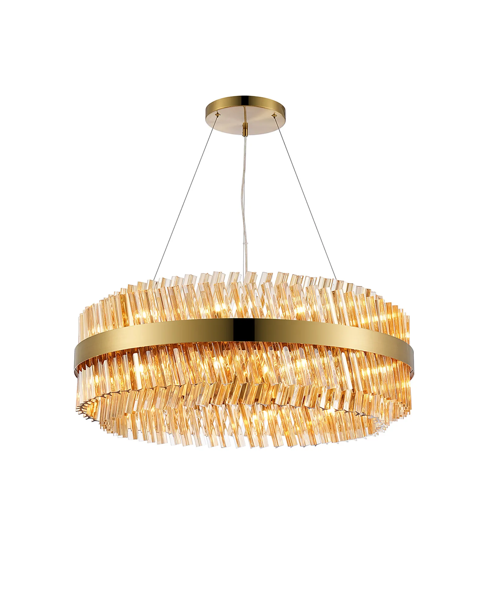 Bellina 18/32/34Lt Round Pendant, Brass/Nickel/Black - Various Finishes - Image 47