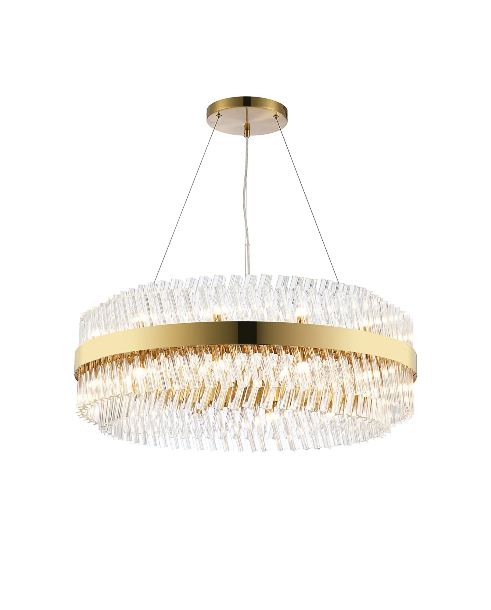 Bellina 18/32/34Lt Round Pendant, Brass/Nickel/Black - Various Finishes - Image 48