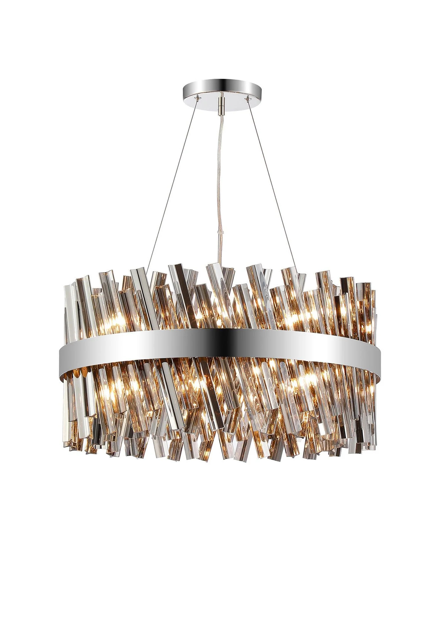 Bellina 18/32/34Lt Round Pendant, Brass/Nickel/Black - Various Finishes - Image 5