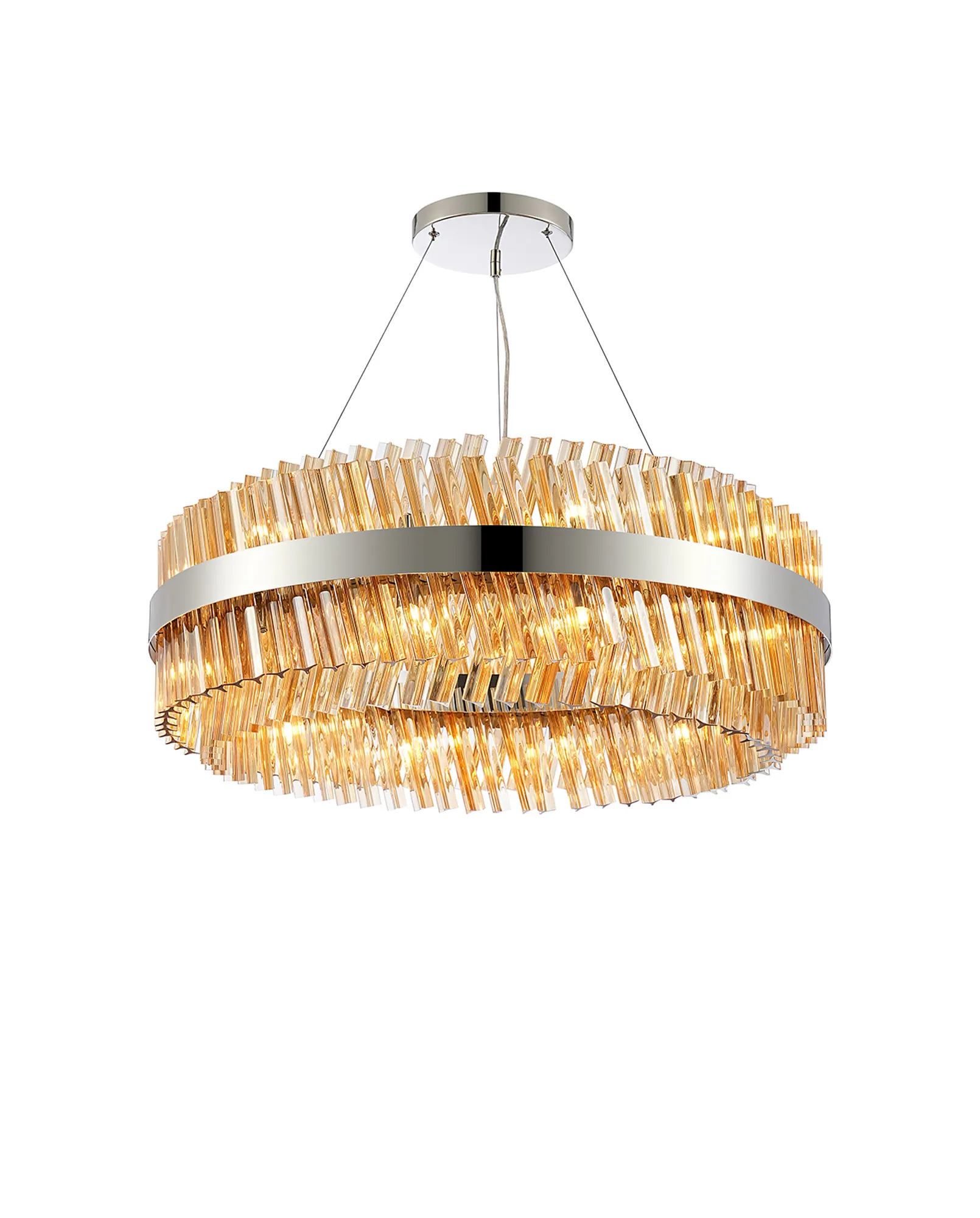 Bellina 18/32/34Lt Round Pendant, Brass/Nickel/Black - Various Finishes - Image 50