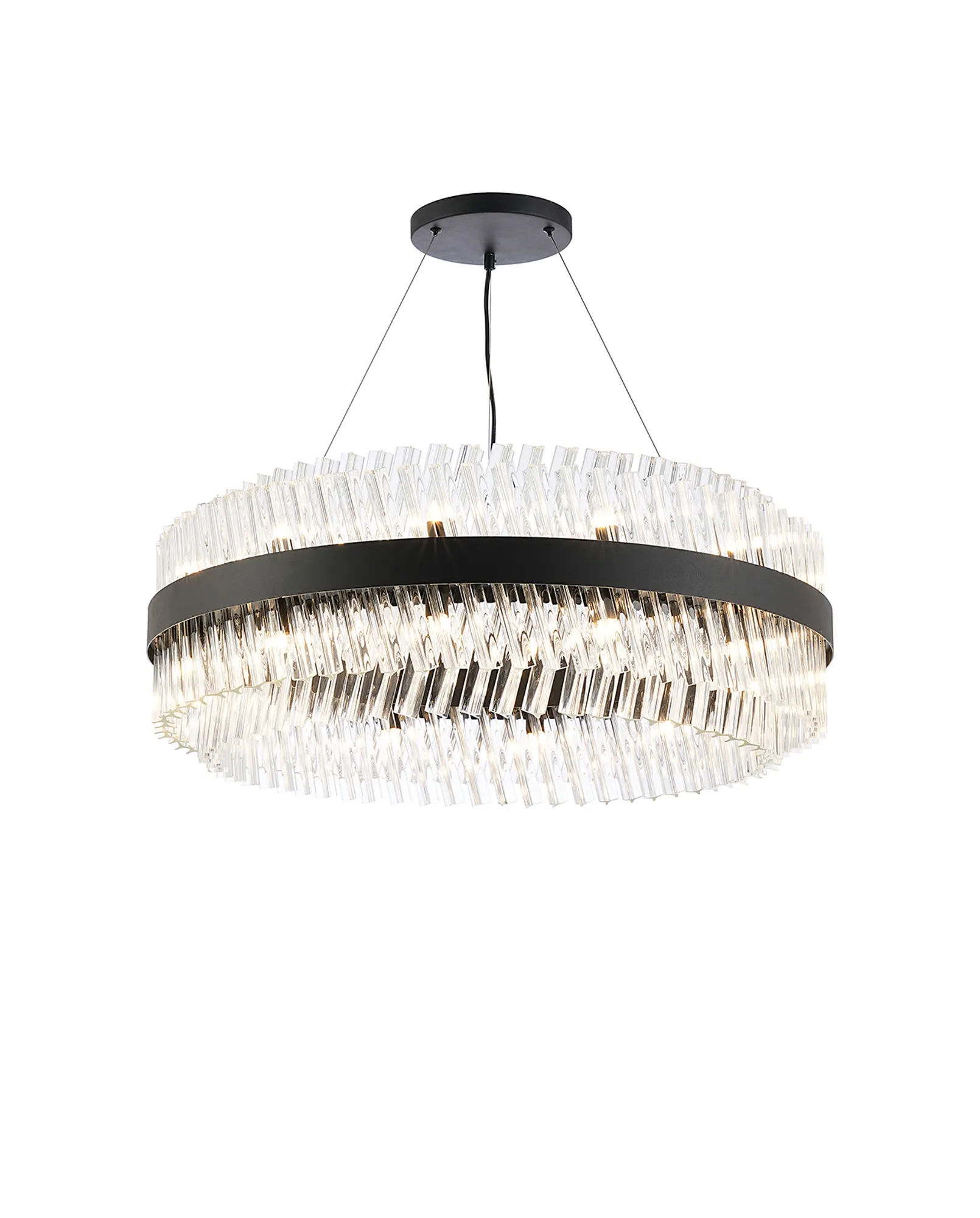Bellina 18/32/34Lt Round Pendant, Brass/Nickel/Black - Various Finishes - Image 54