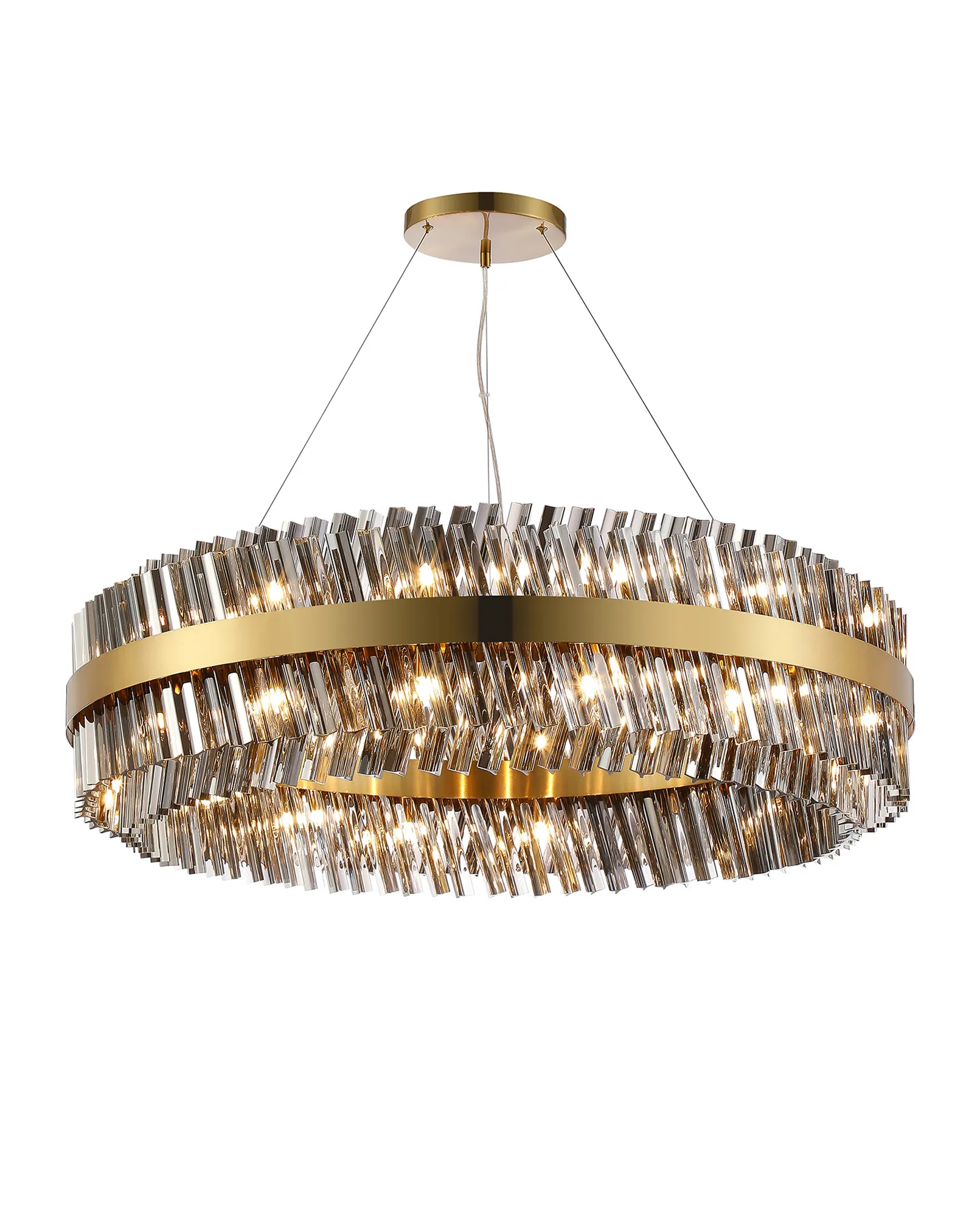 Bellina 18/32/34Lt Round Pendant, Brass/Nickel/Black - Various Finishes - Image 58