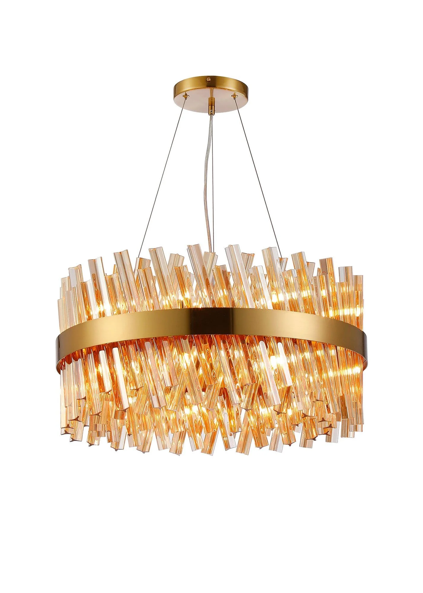 Bellina 18/32/34Lt Round Pendant, Brass/Nickel/Black - Various Finishes - Image 9