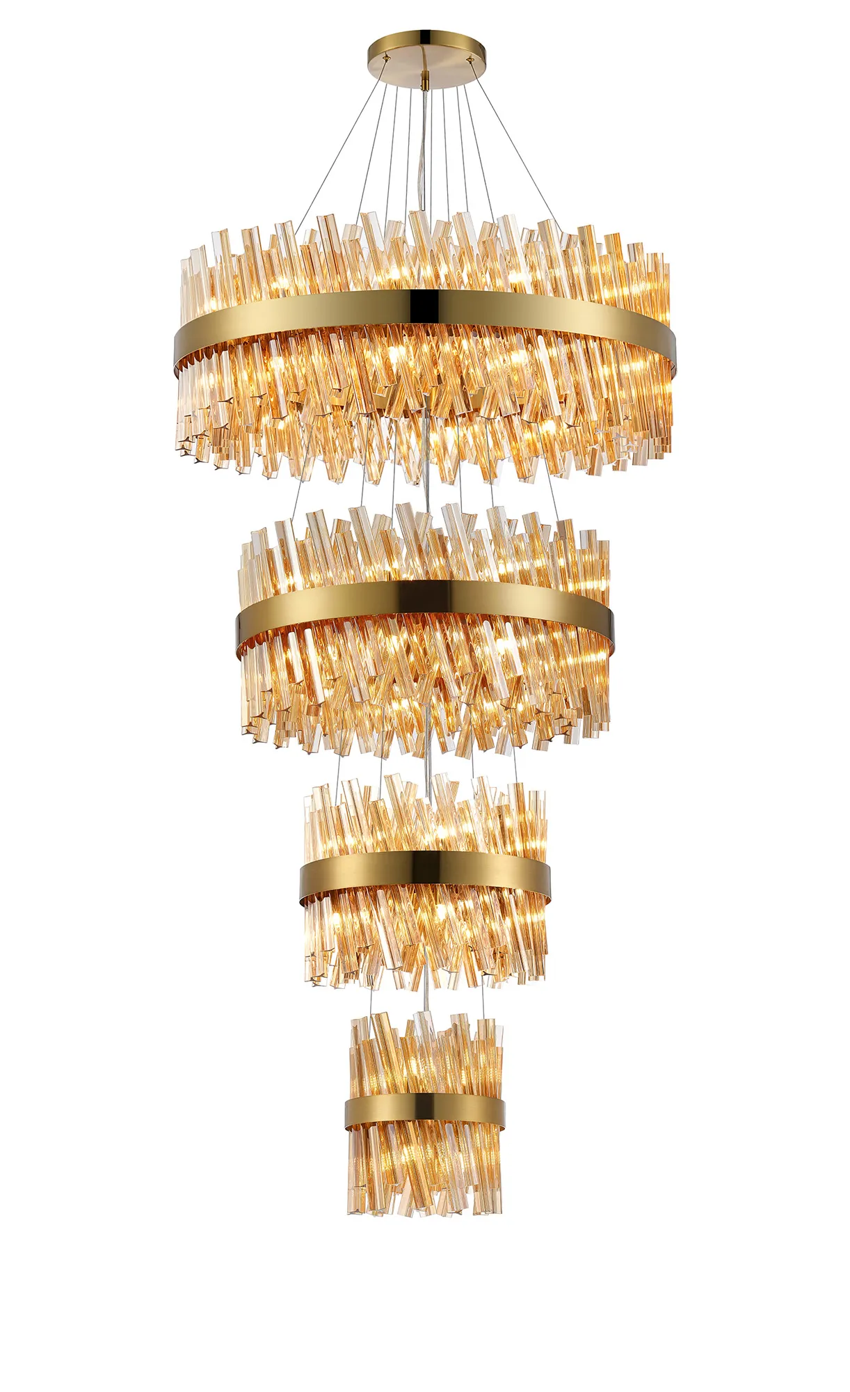 Bellina 2/3/4 Tier Chandelier - Various Sizes & Finishes - Image 36
