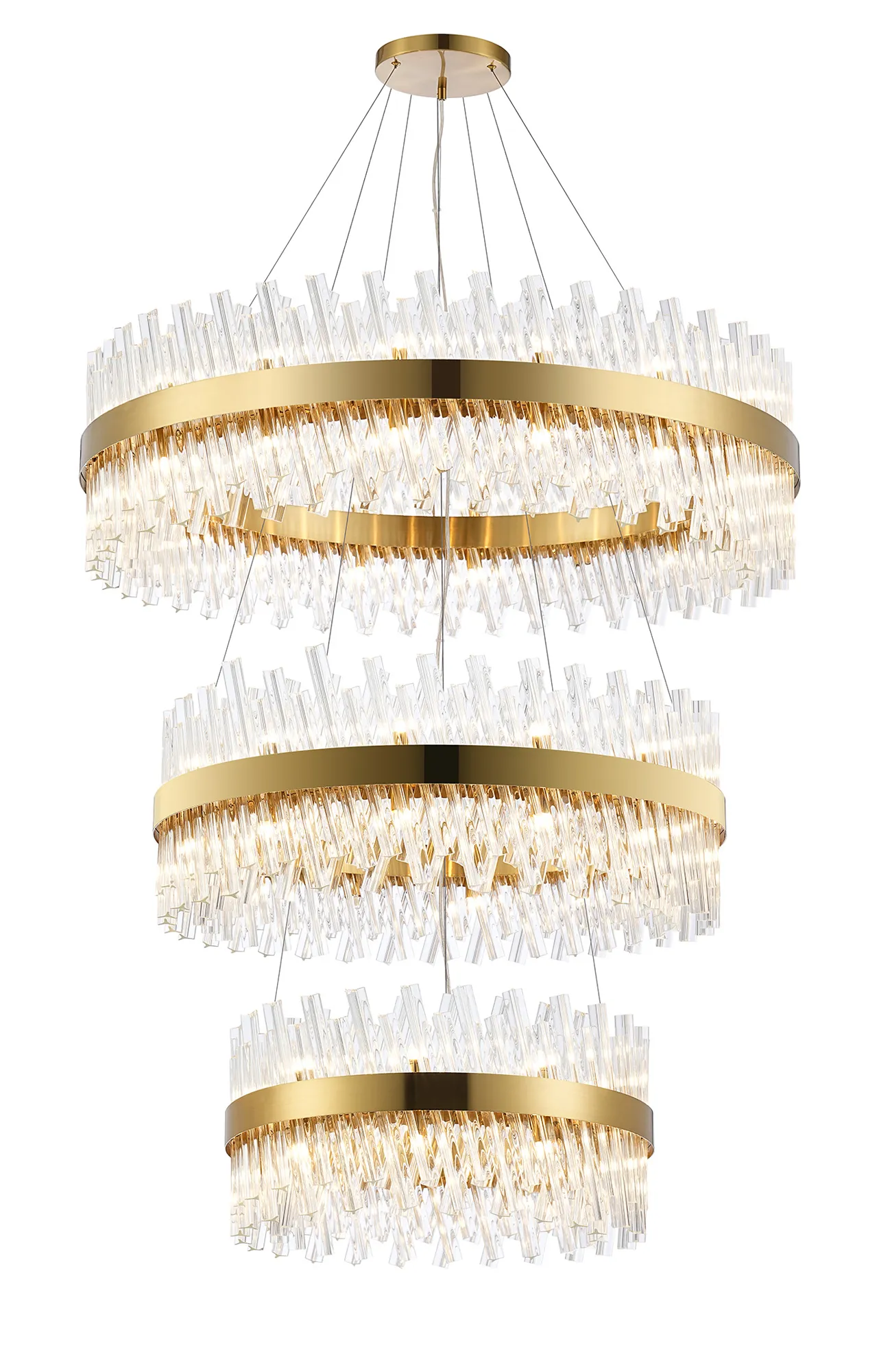 Bellina 2/3/4 Tier Chandelier - Various Sizes & Finishes - Image 70