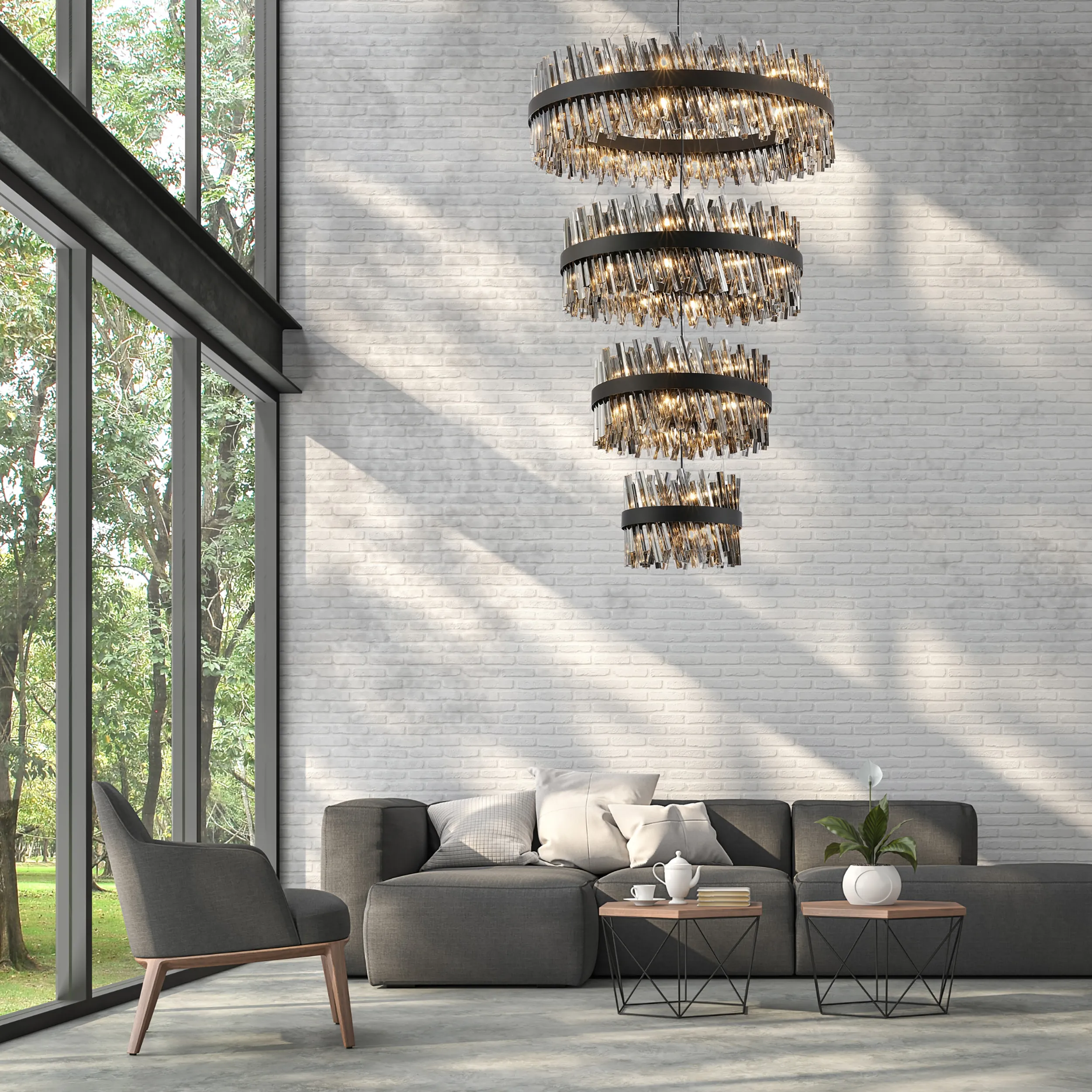 Bellina 2/3/4 Tier Chandelier - Various Sizes & Finishes - Image 77