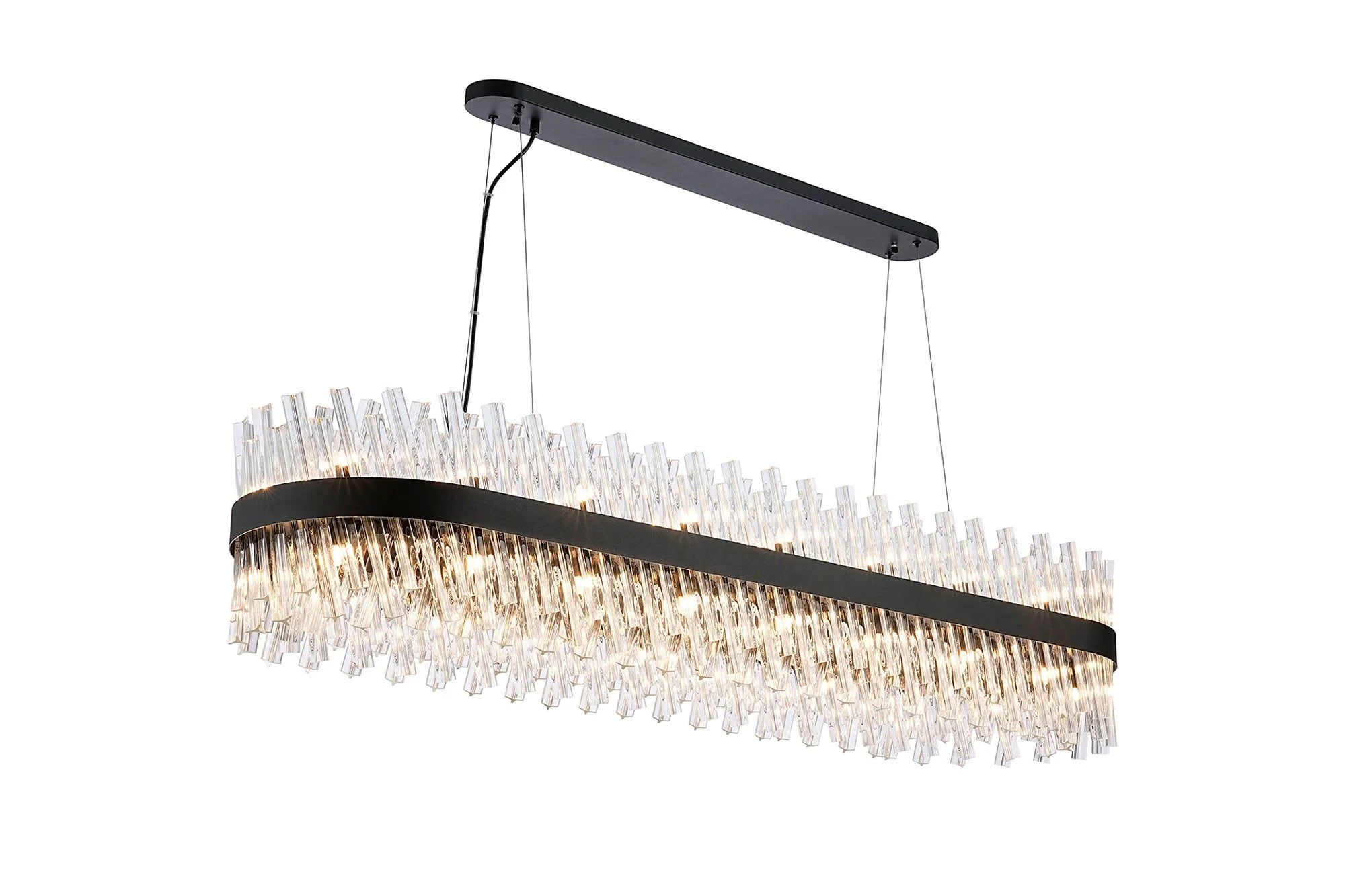 Bellina 24/36Lt Oblong Pendant, Brass/Nickel/Black - Various Finishes - Image 11