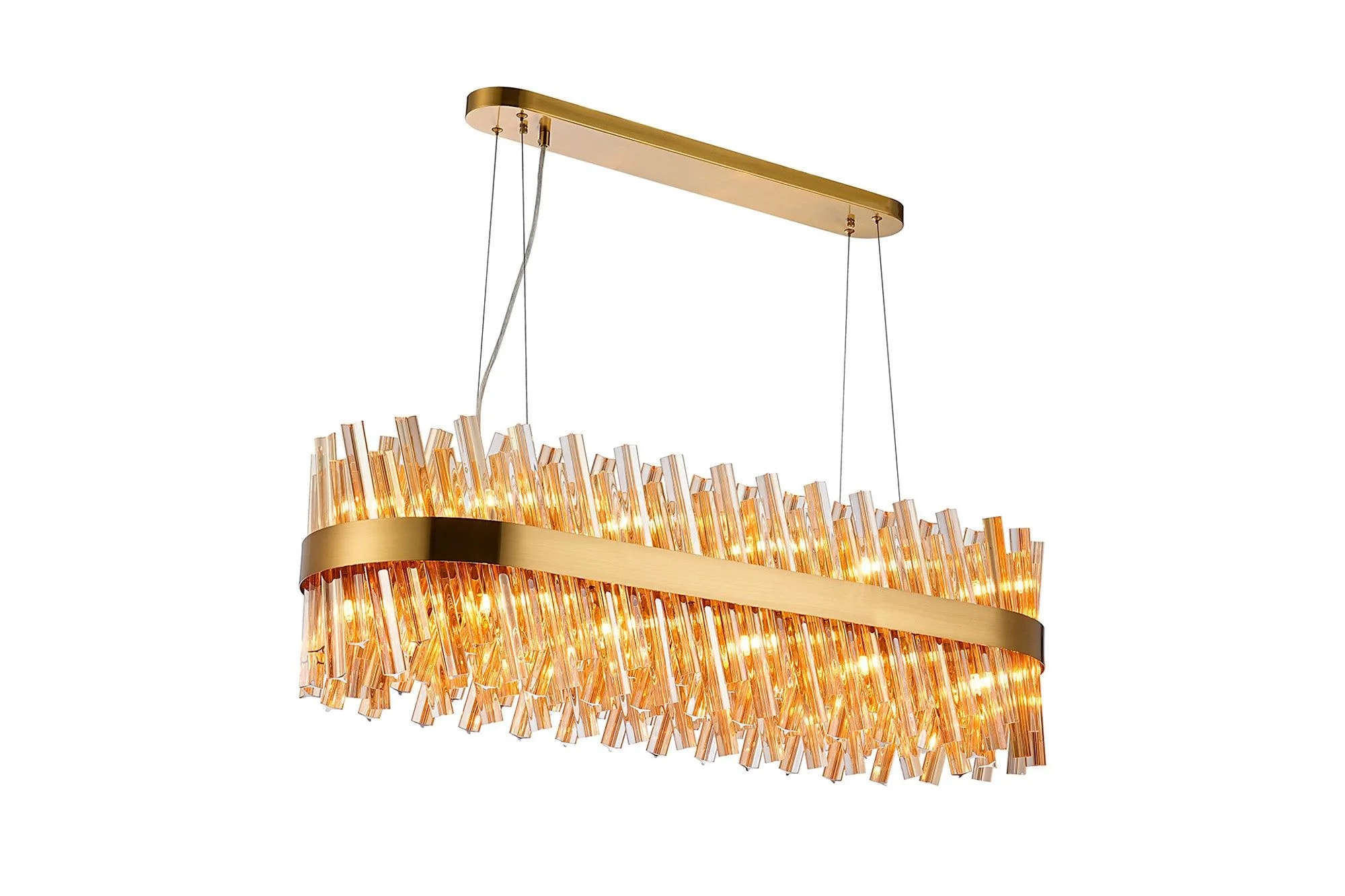 Bellina 24/36Lt Oblong Pendant, Brass/Nickel/Black - Various Finishes - Image 5