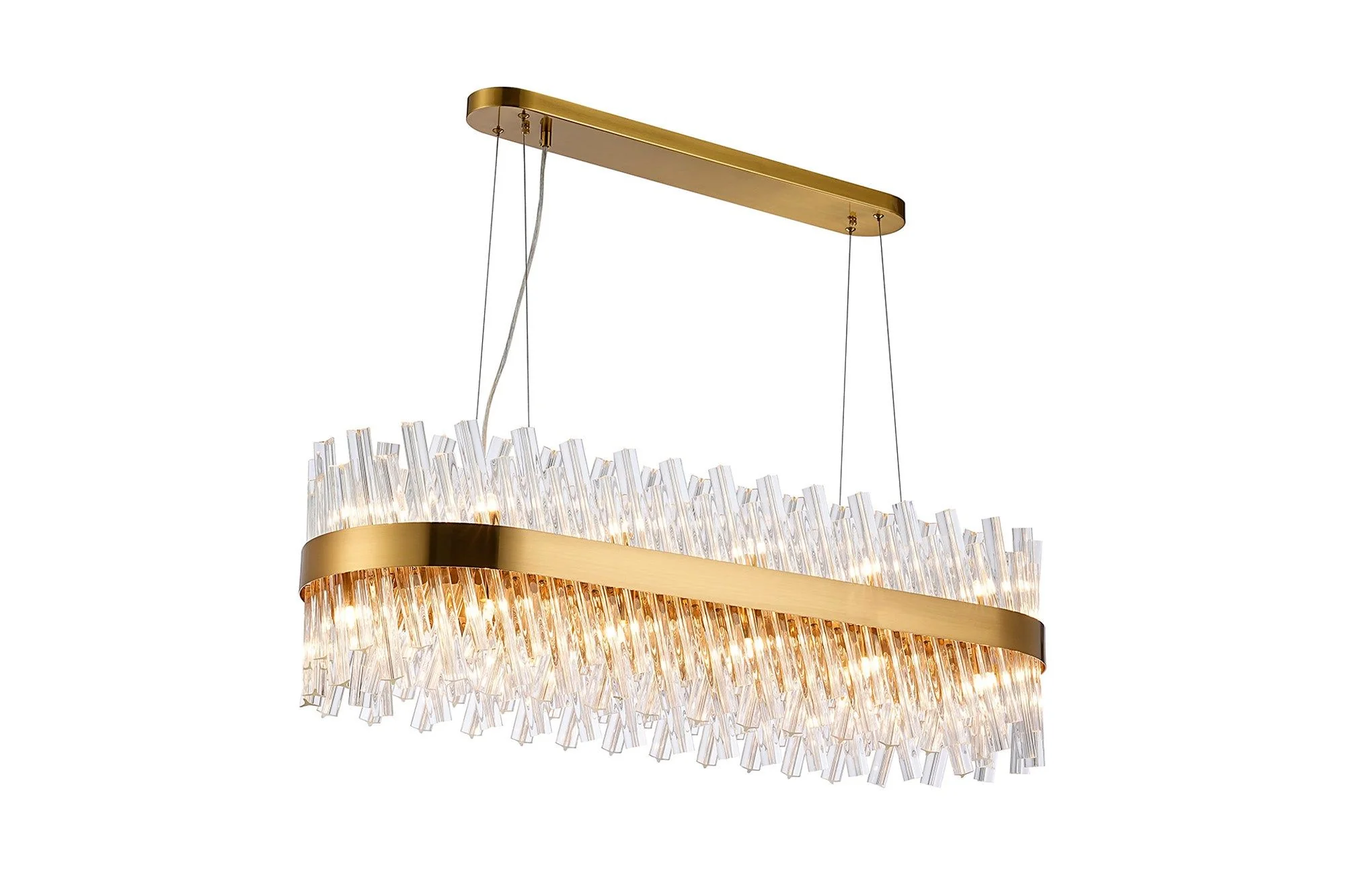 Bellina 24/36Lt Oblong Pendant, Brass/Nickel/Black - Various Finishes - Image 6