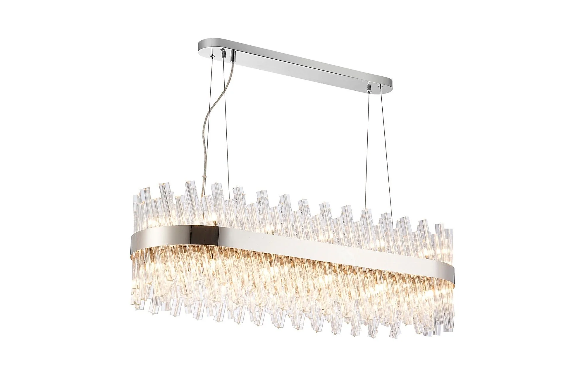 Bellina 24/36Lt Oblong Pendant, Brass/Nickel/Black - Various Finishes - Image 8