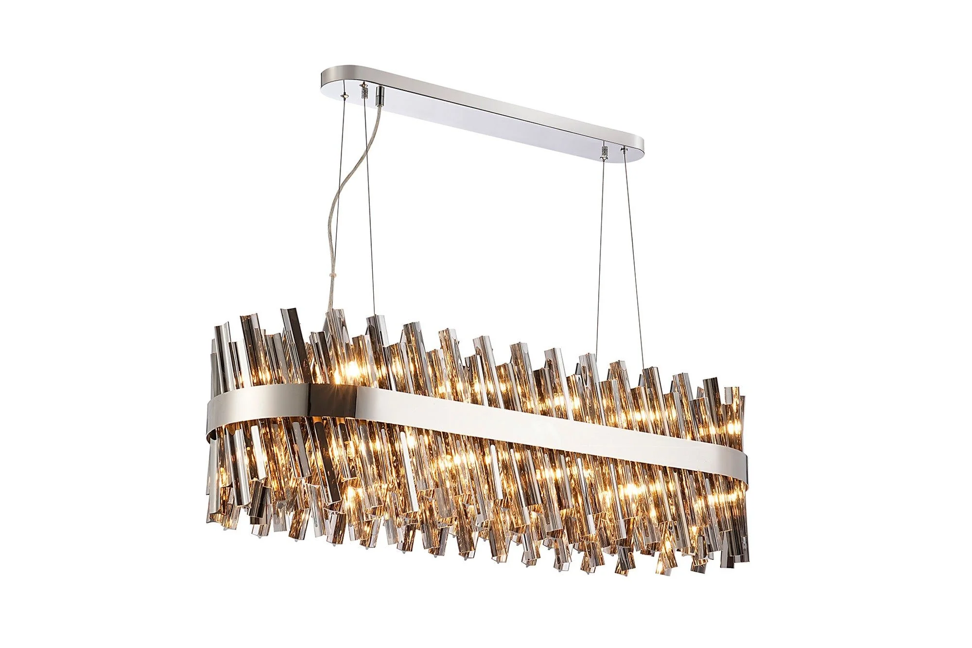 Bellina 24/36Lt Oblong Pendant, Brass/Nickel/Black - Various Finishes - Image 9