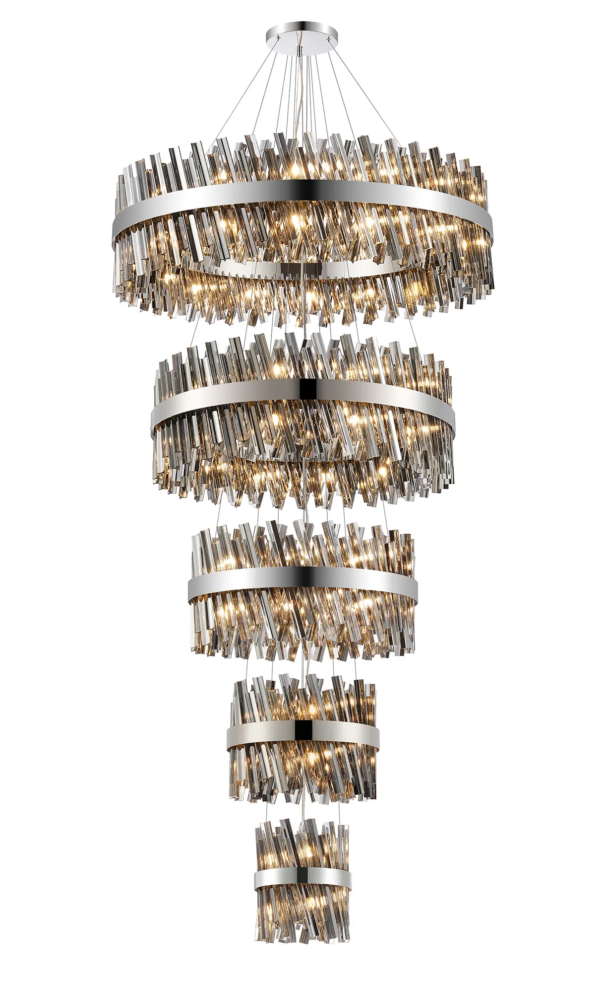 Bellina 5 Tier Chandelier- Various Finishes - Image 14