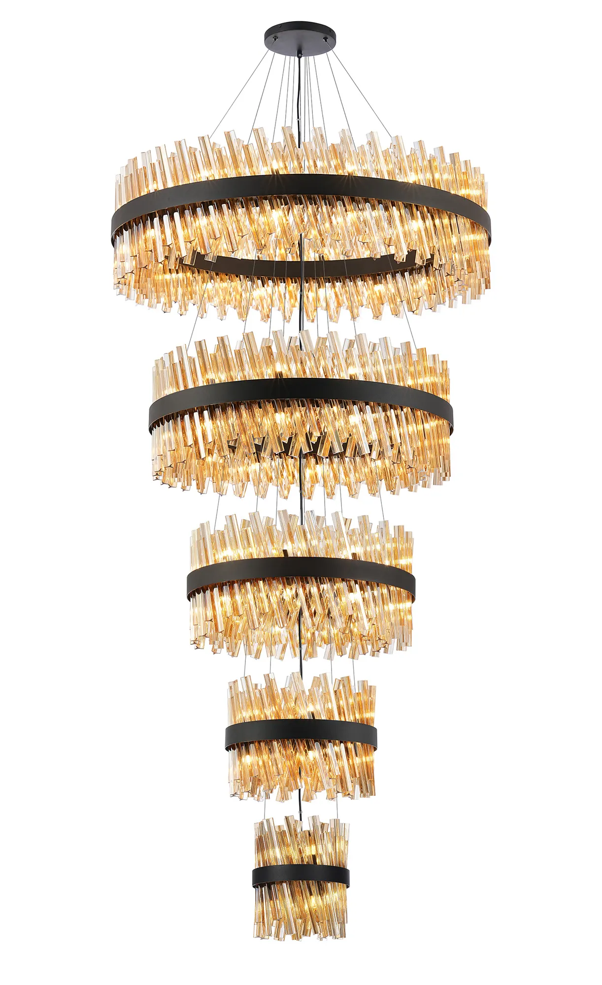 Bellina 5 Tier Chandelier- Various Finishes - Image 3