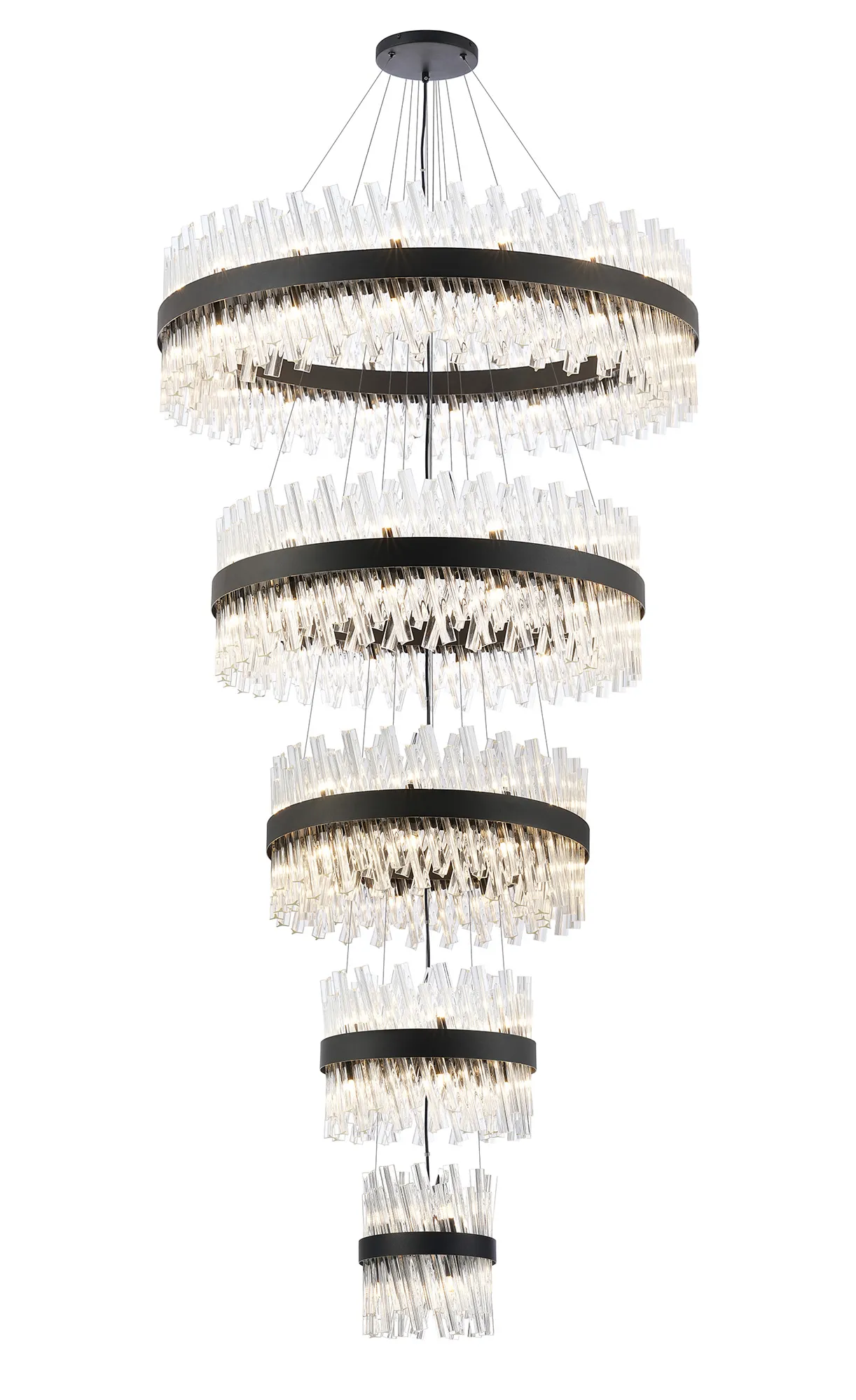 Bellina 5 Tier Chandelier- Various Finishes - Image 4