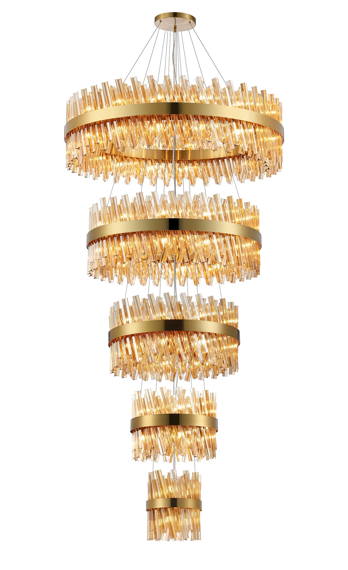 Bellina 5 Tier Chandelier- Various Finishes - Image 6