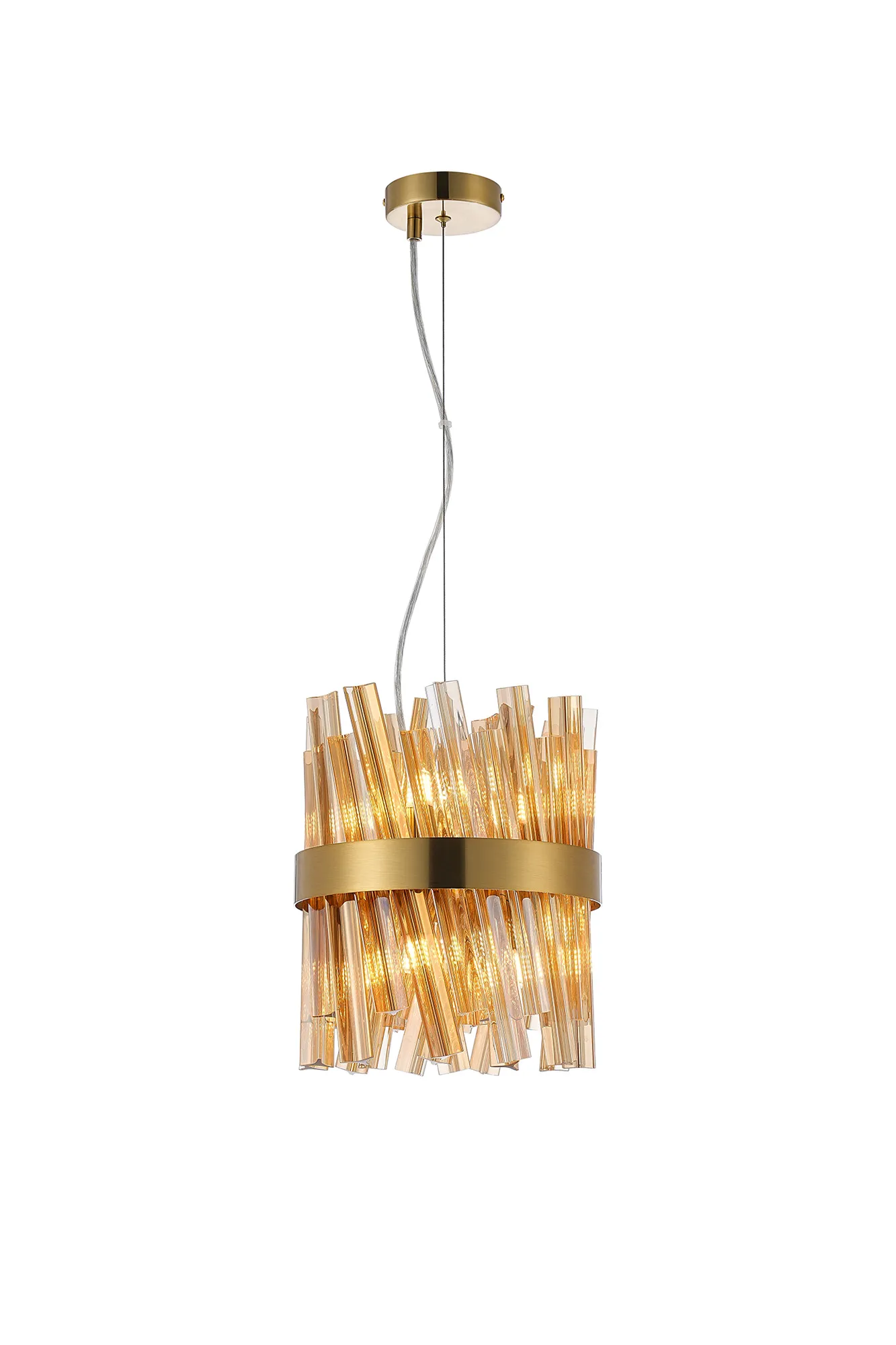 Bellina 6/10Lt Round Pendant, Brass/Nickel/Black - Various Finishes - Image 18
