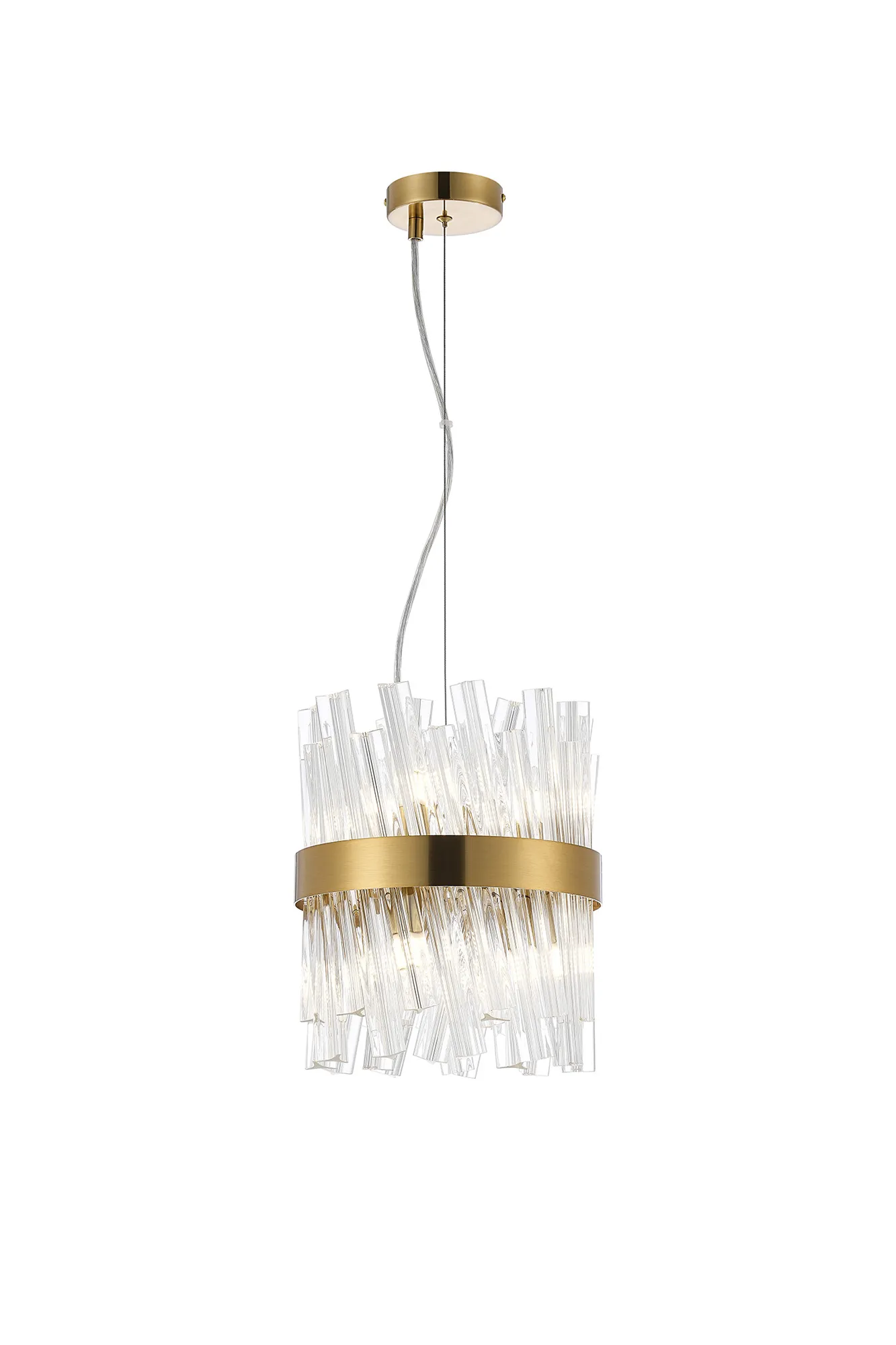 Bellina 6/10Lt Round Pendant, Brass/Nickel/Black - Various Finishes - Image 21