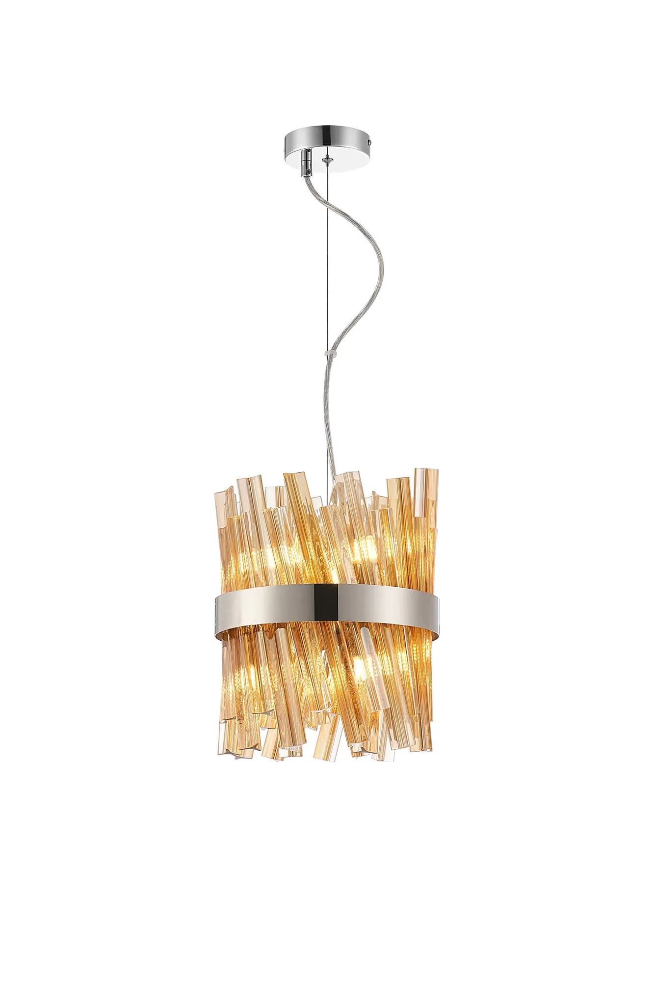 Bellina 6/10Lt Round Pendant, Brass/Nickel/Black - Various Finishes - Image 22