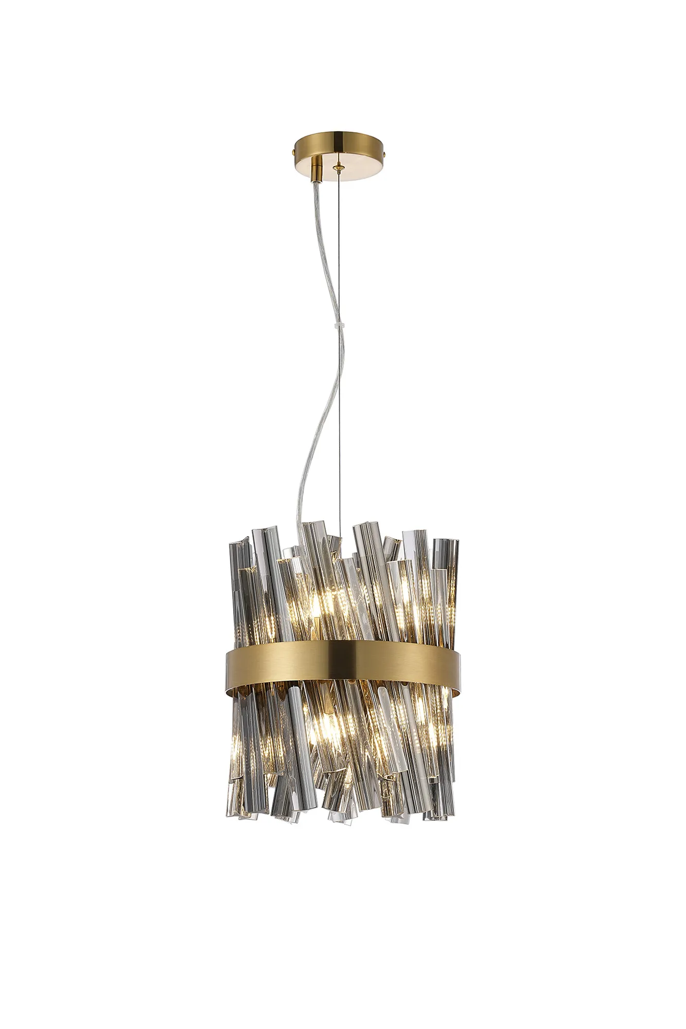 Bellina 6/10Lt Round Pendant, Brass/Nickel/Black - Various Finishes - Image 23