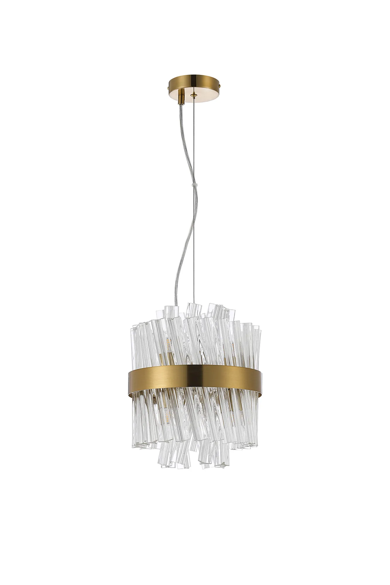 Bellina 6/10Lt Round Pendant, Brass/Nickel/Black - Various Finishes - Image 28