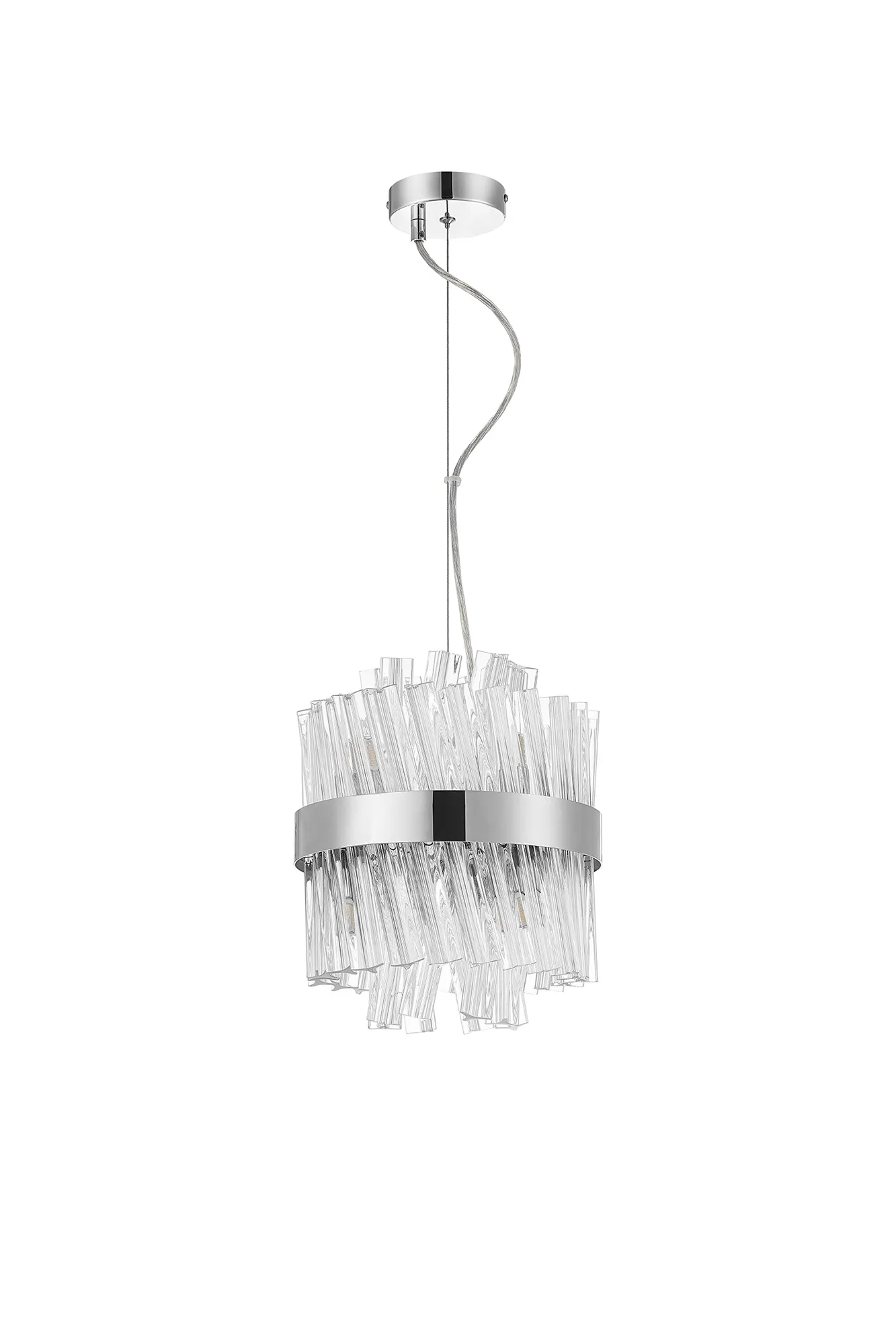 Bellina 6/10Lt Round Pendant, Brass/Nickel/Black - Various Finishes - Image 30
