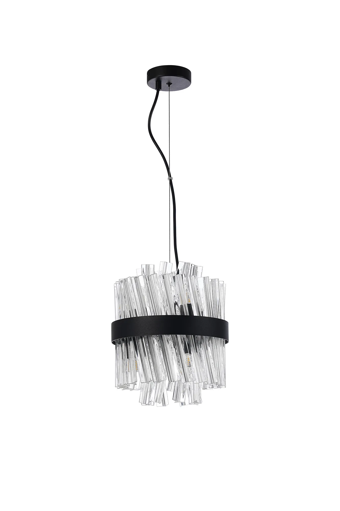 Bellina 6/10Lt Round Pendant, Brass/Nickel/Black - Various Finishes - Image 33