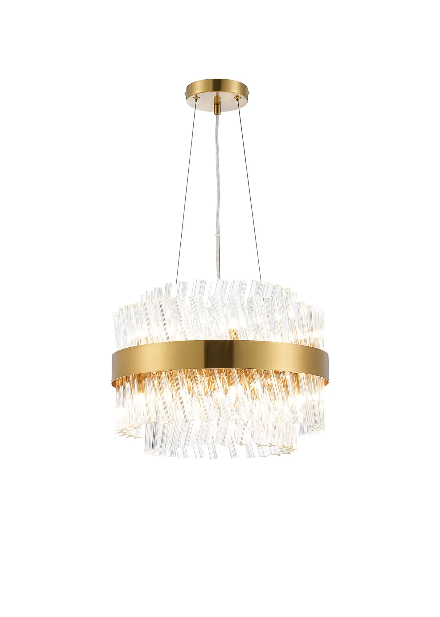 Bellina 6/10Lt Round Pendant, Brass/Nickel/Black - Various Finishes - Image 36