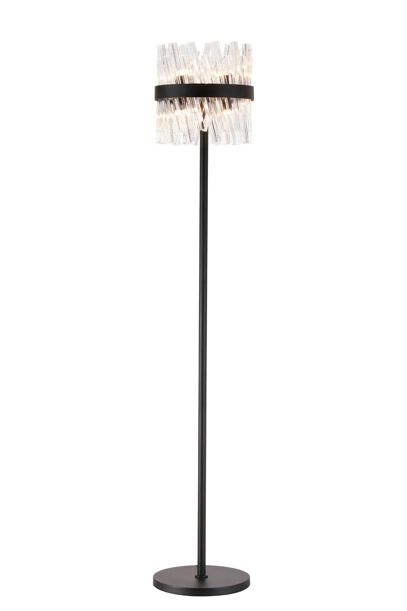 Bellina 8Lt Floor Lamp, Brass/Nickel/Black - Various Finishes - Image 3