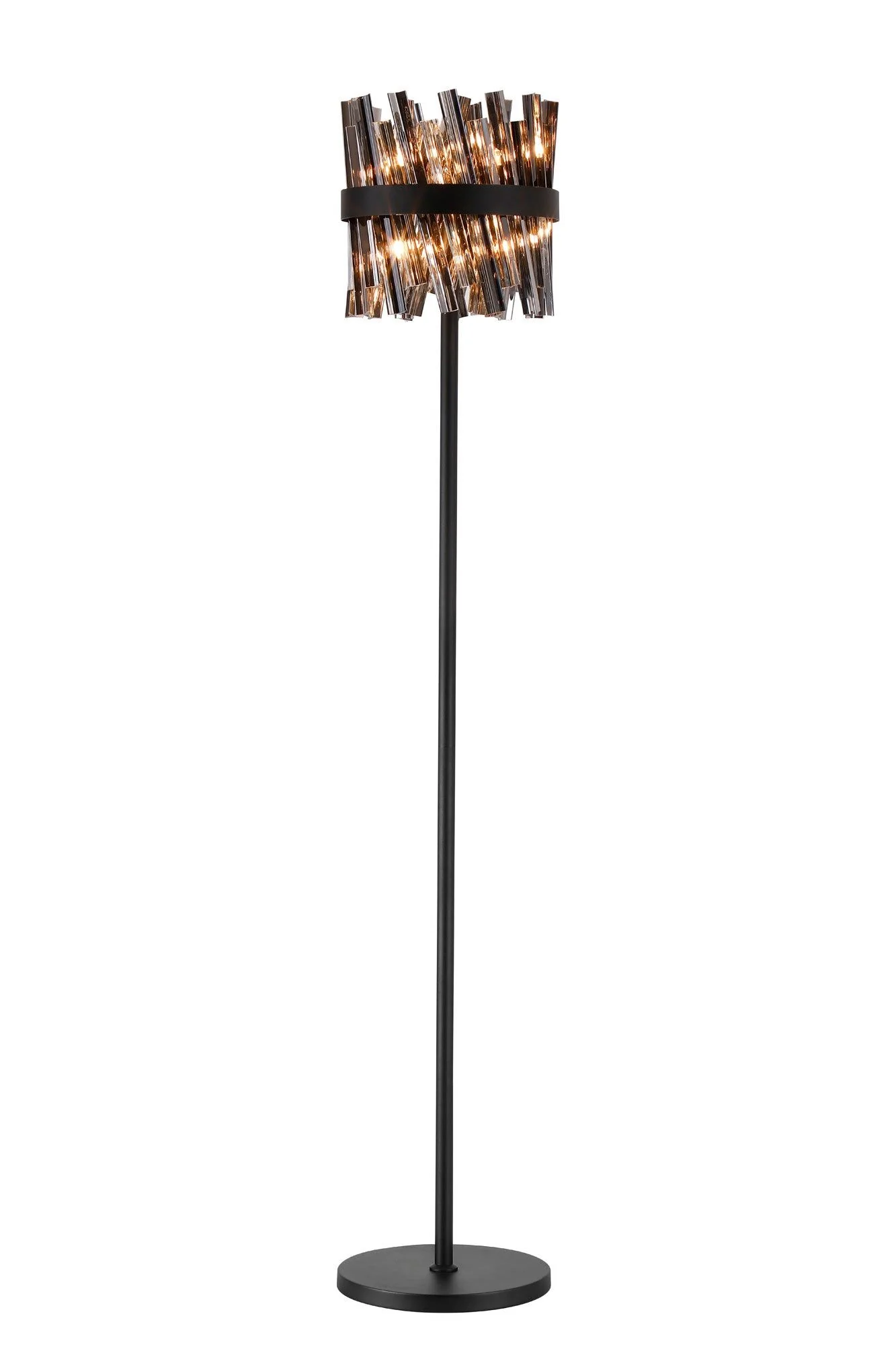 Bellina 8Lt Floor Lamp, Brass/Nickel/Black - Various Finishes - Image 4